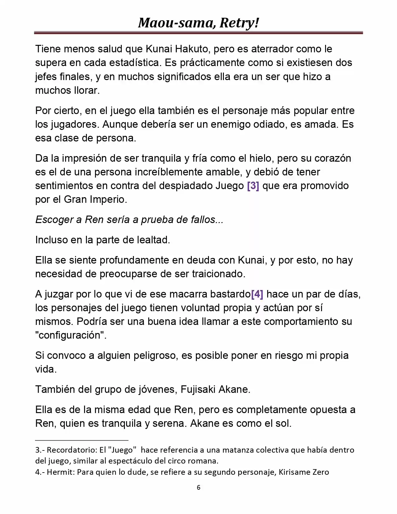 Maou-sama, Retry! (Novela) - Capítulo 18 - Página 6 - LectorTMOo