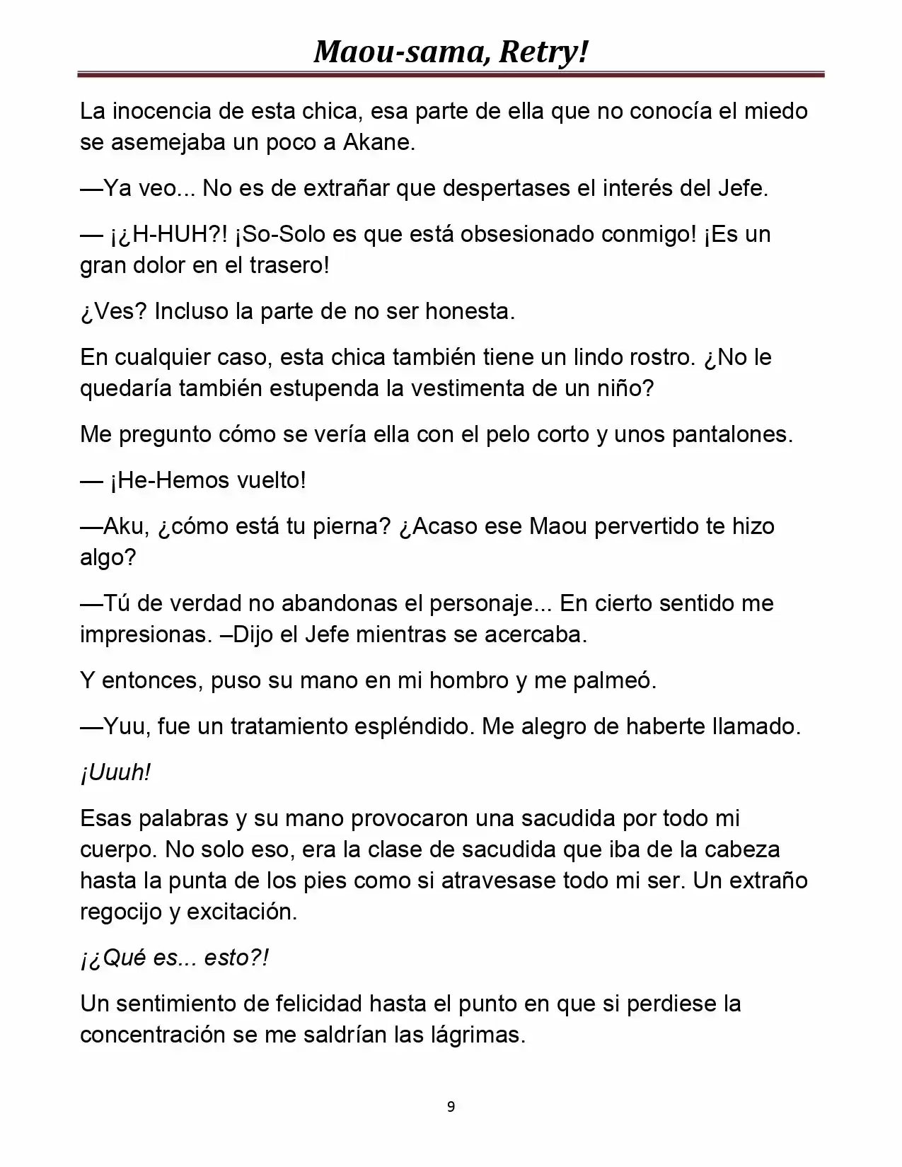 Maou-sama, Retry! (Novela) - Capítulo 20 - Página 9 - LectorTMOo
