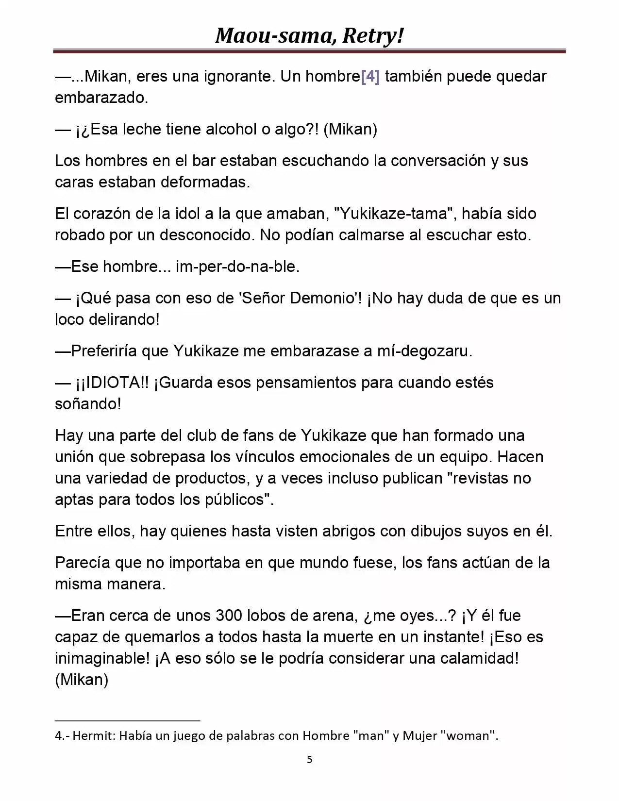 Maou-sama, Retry! (Novela) - Capítulo 21 - Página 7 - LectorTMOo