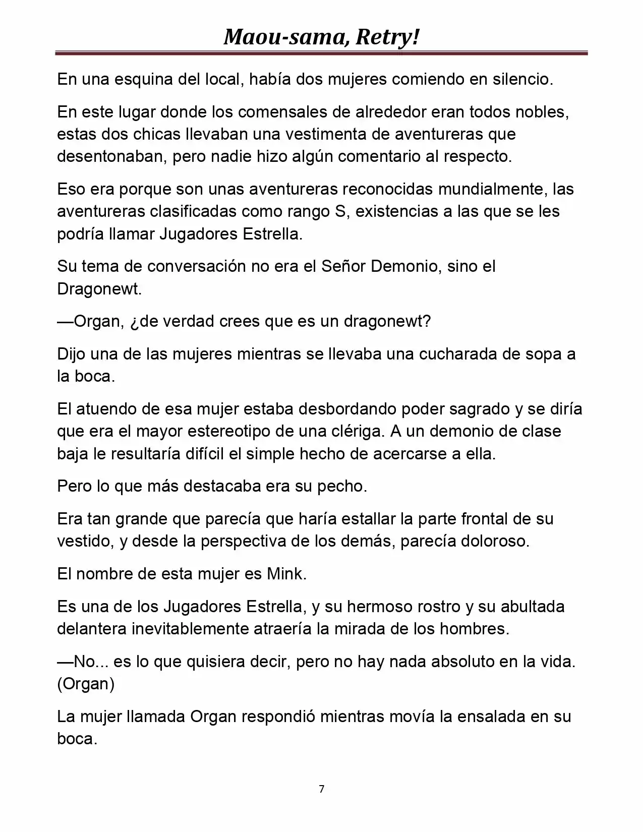 Maou-sama, Retry! (Novela) - Capítulo 21 - Página 9 - LectorTMOo