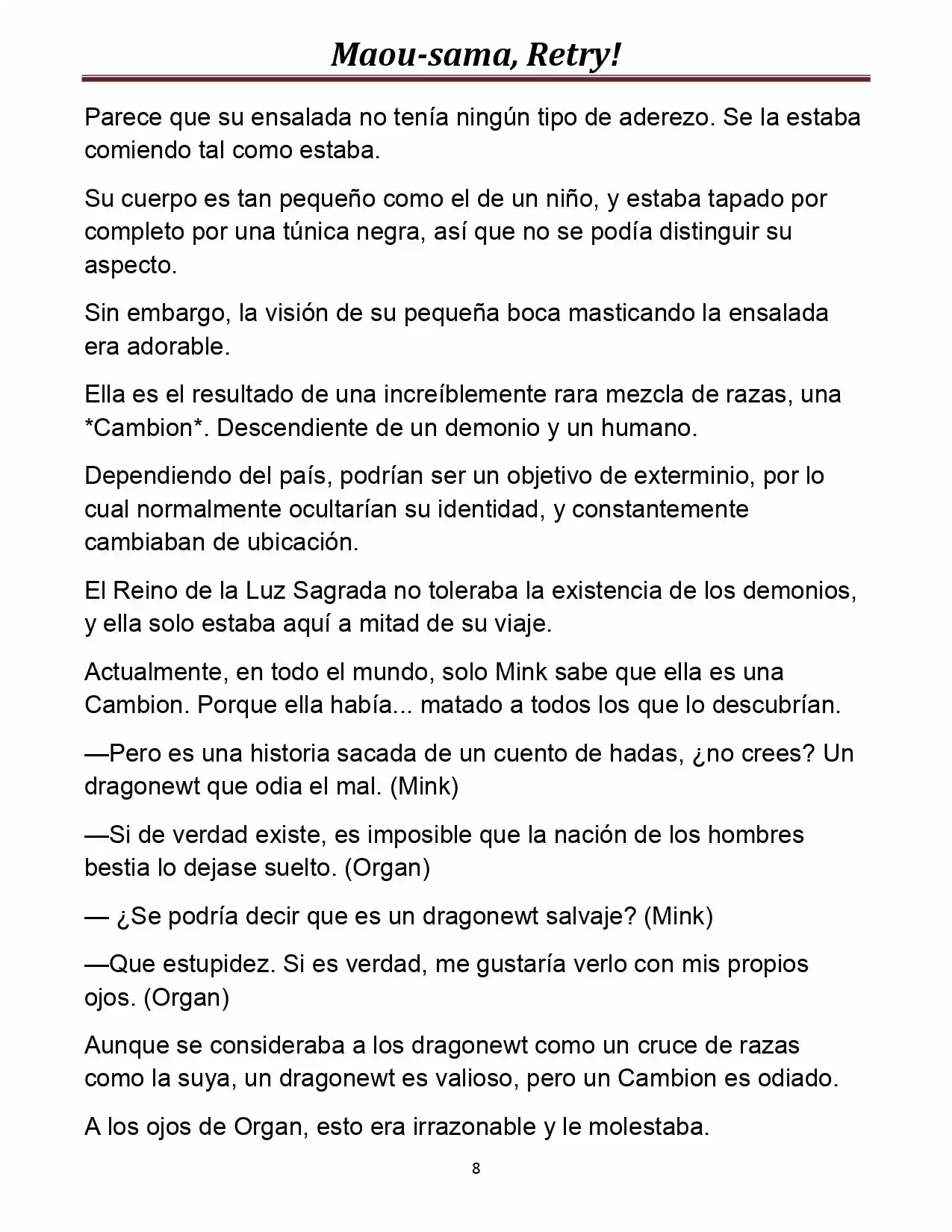 Maou-sama, Retry! (Novela) - Capítulo 21 - Página 10 - LectorTMOo