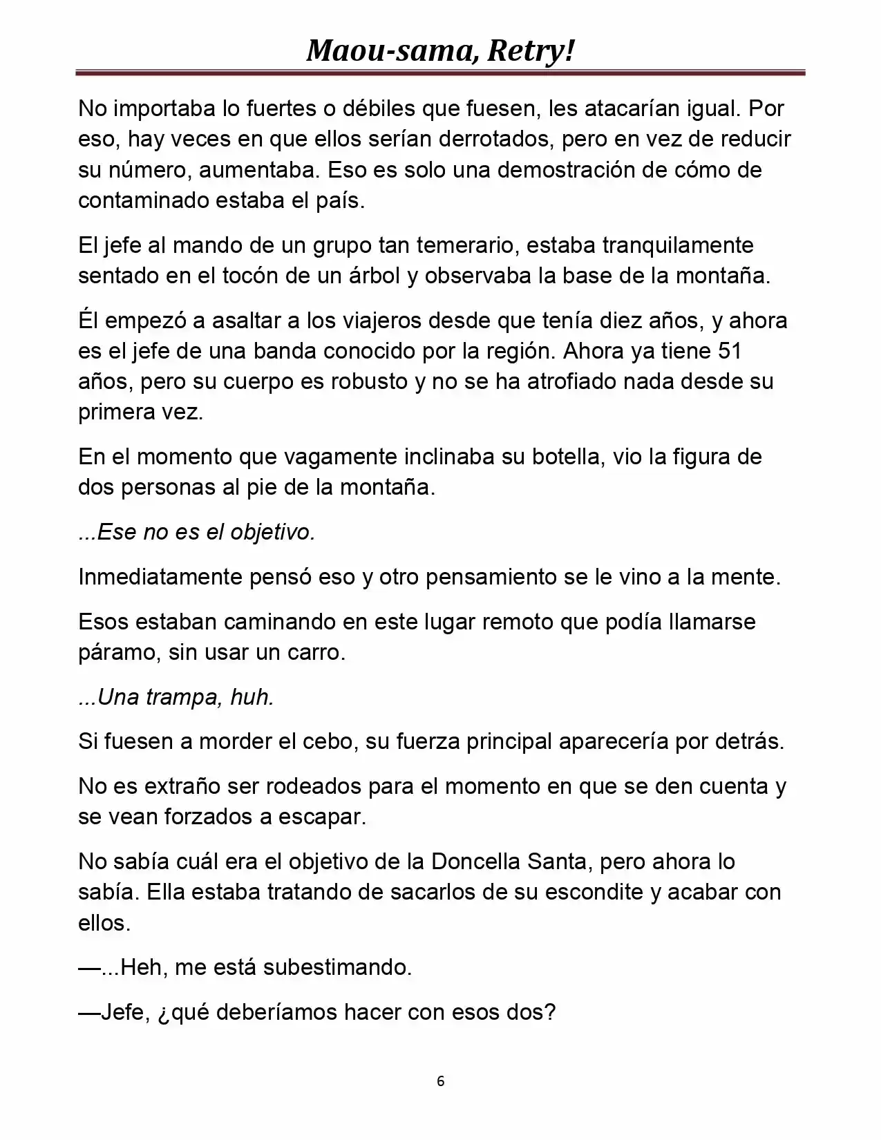 Maou-sama, Retry! (Novela) - Capítulo 7 - Página 8 - LectorTMOo