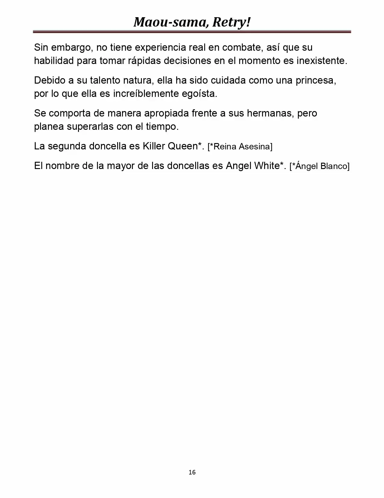 Maou-sama, Retry! (Novela) - Capítulo 8 - Página 16 - LectorTMOo