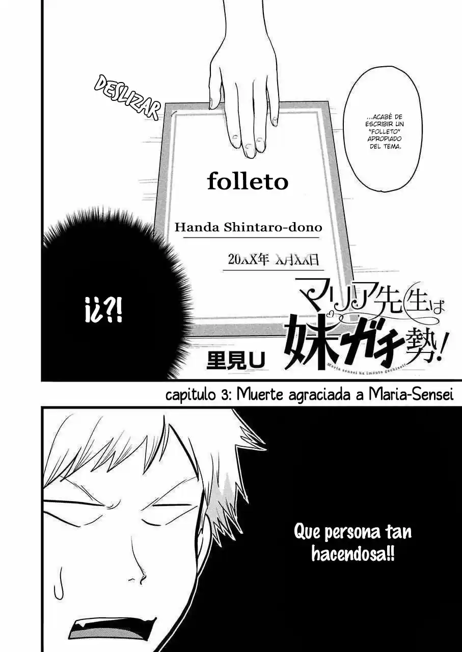 Maria Sensei Ha Gachizei! - Capítulo 3 - Página 2 - LectorTMOo