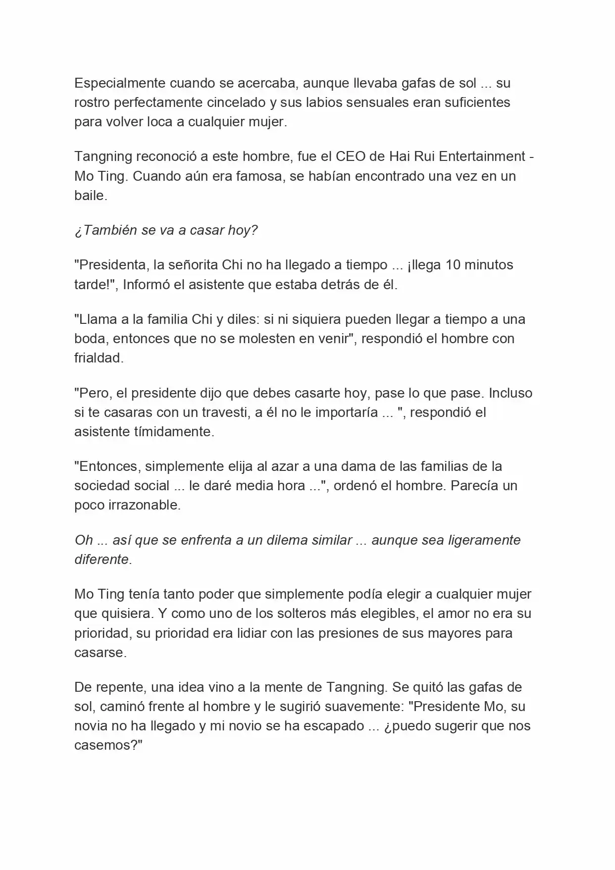 MARIDO DE PRUEBA: NECESIDAD DE TRABAJAR DURO (Novela) - Capítulo 1 - Página 2 - LectorTMOo