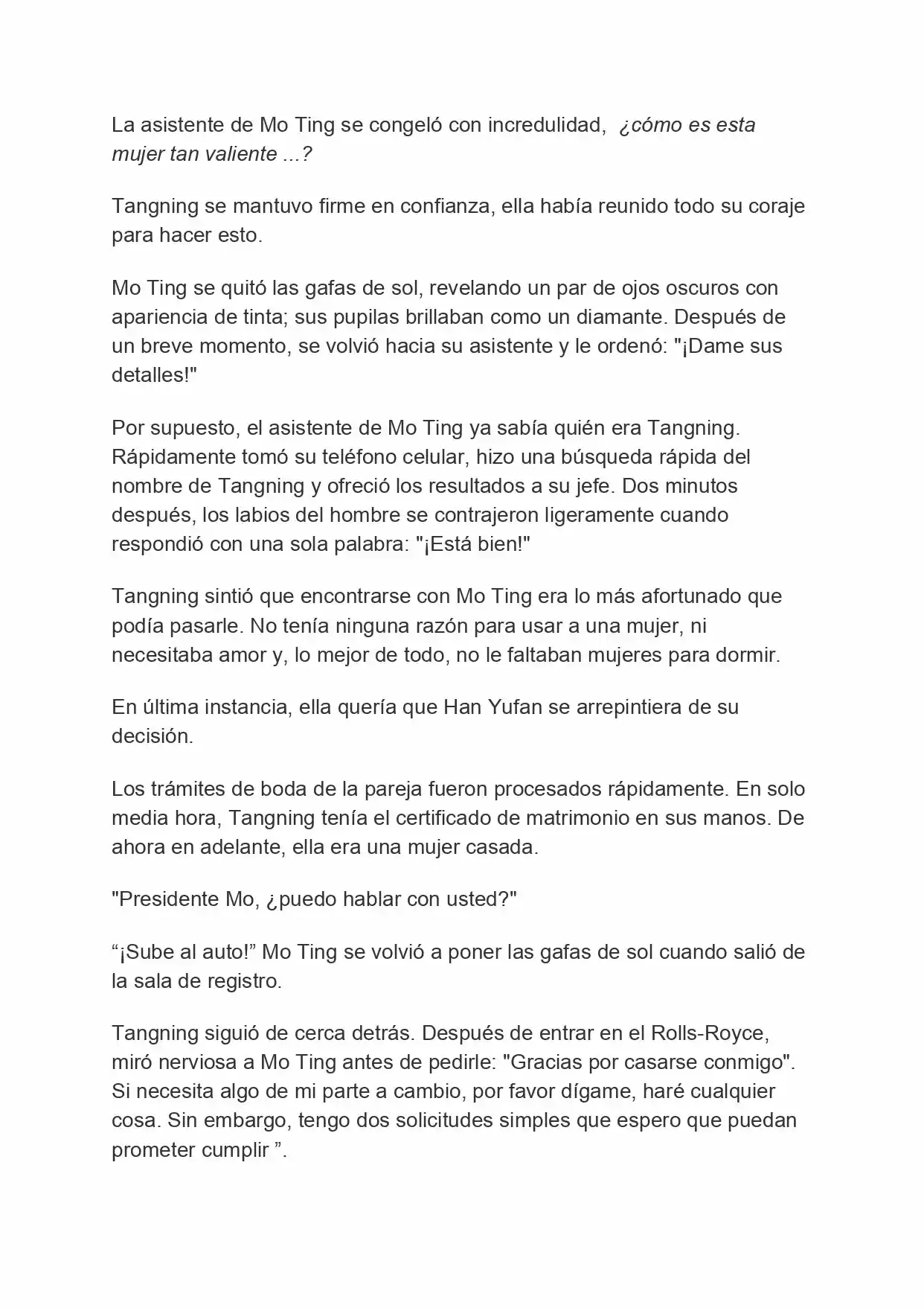 MARIDO DE PRUEBA: NECESIDAD DE TRABAJAR DURO (Novela) - Capítulo 1 - Página 3 - LectorTMOo