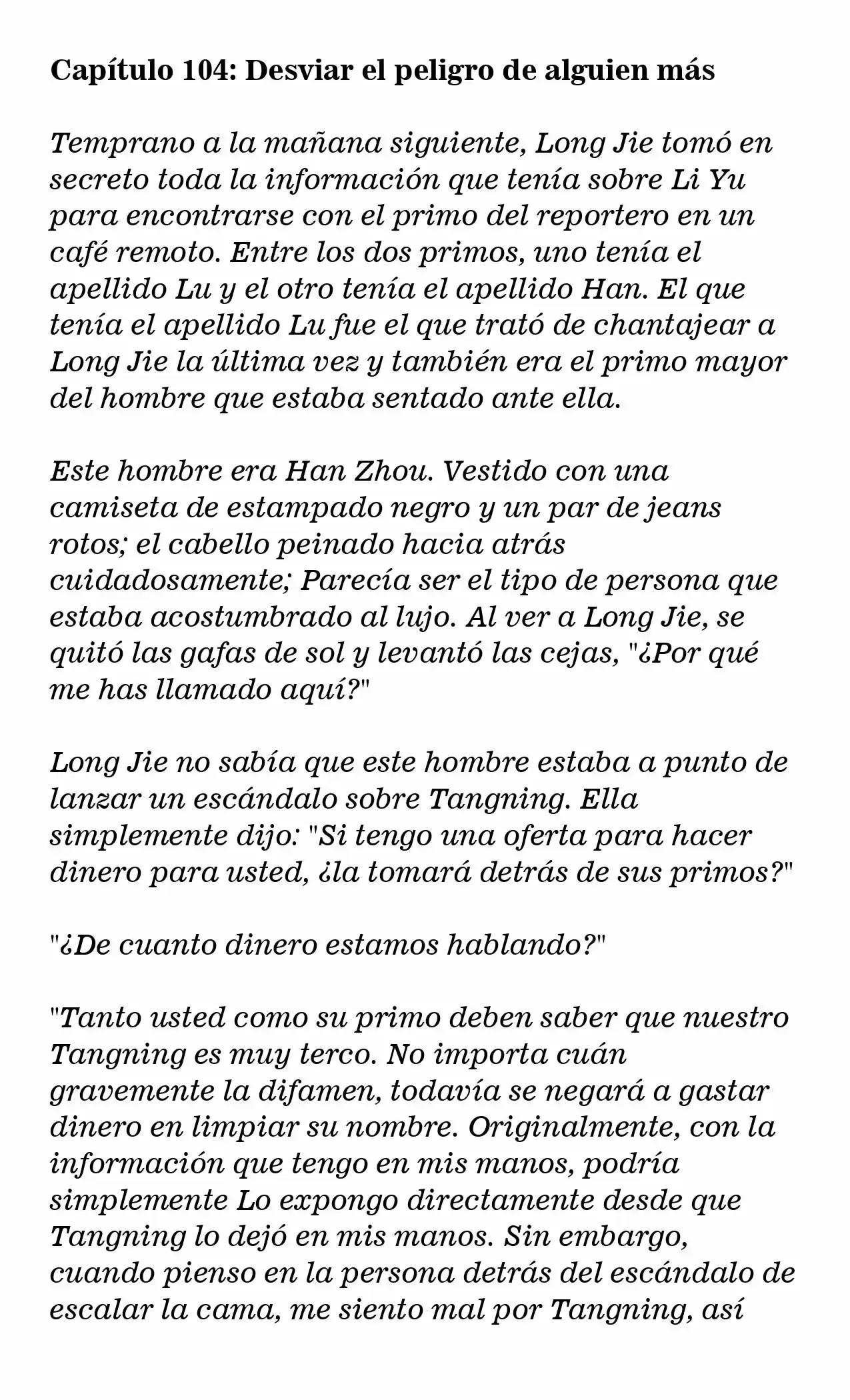 MARIDO DE PRUEBA: NECESIDAD DE TRABAJAR DURO (Novela) - Capítulo 104 - Página 1 - LectorTMOo