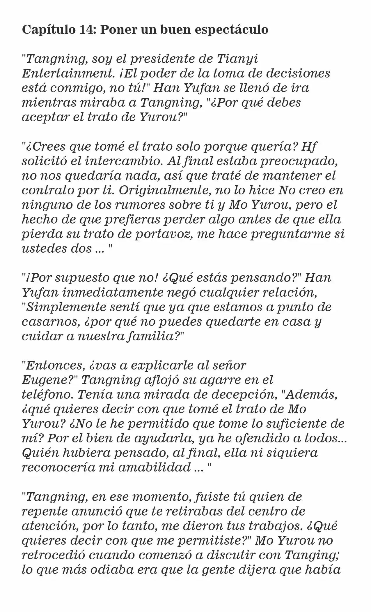 MARIDO DE PRUEBA: NECESIDAD DE TRABAJAR DURO (Novela) - Capítulo 14 - Página 1 - LectorTMOo