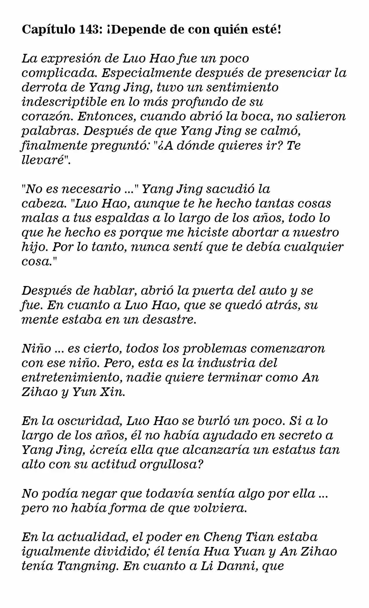 MARIDO DE PRUEBA: NECESIDAD DE TRABAJAR DURO (Novela) - Capítulo 143 - Página 1 - LectorTMOo