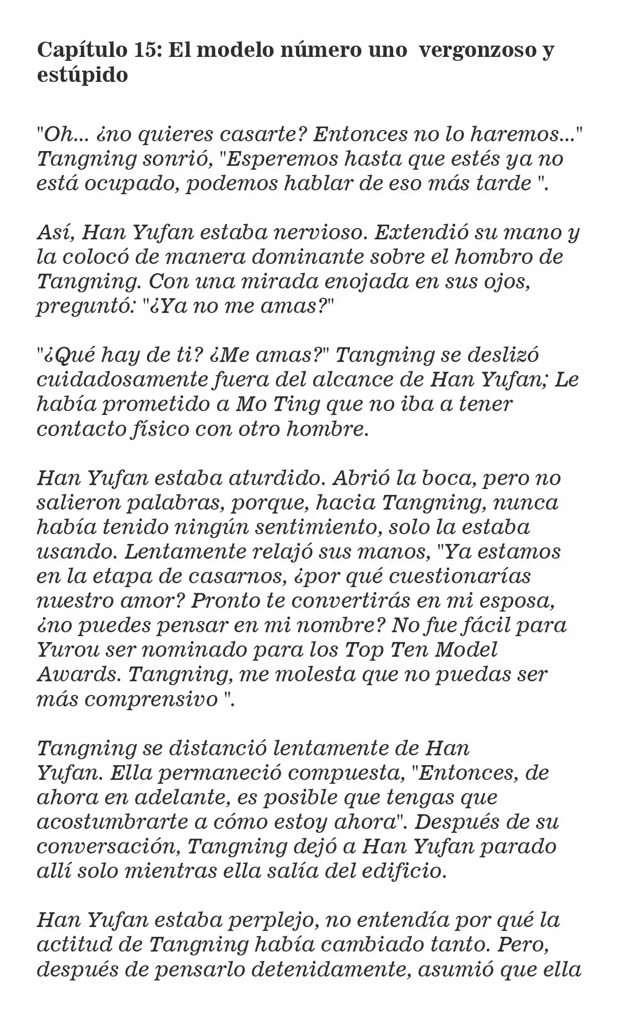MARIDO DE PRUEBA: NECESIDAD DE TRABAJAR DURO (Novela) - Capítulo 15 - Página 1 - LectorTMOo