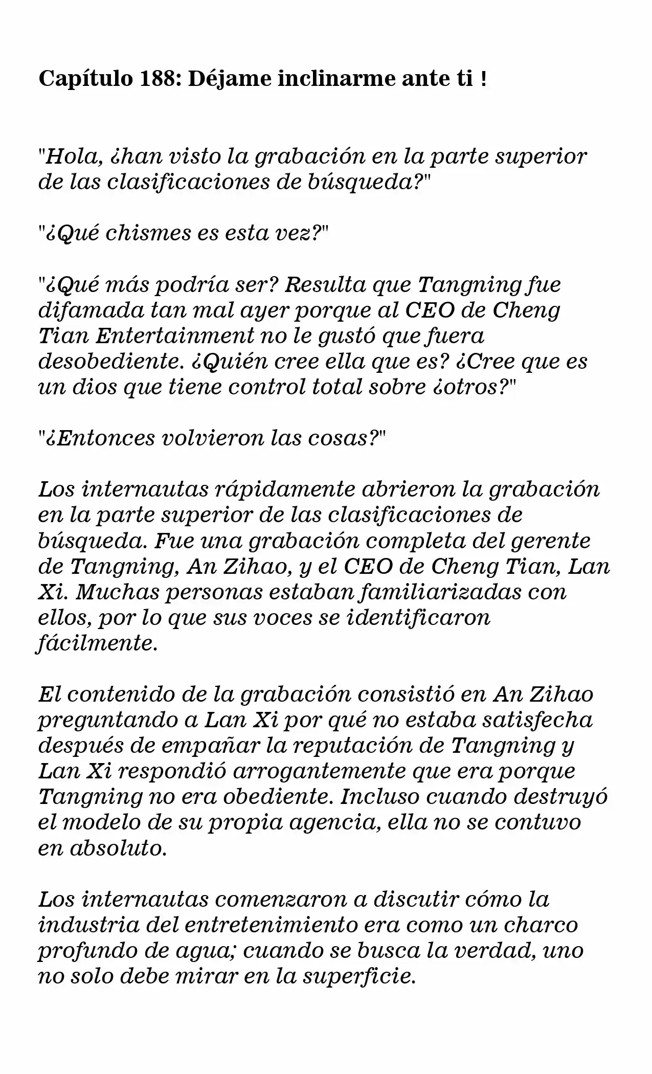 MARIDO DE PRUEBA: NECESIDAD DE TRABAJAR DURO (Novela) - Capítulo 188 - Página 1 - LectorTMOo