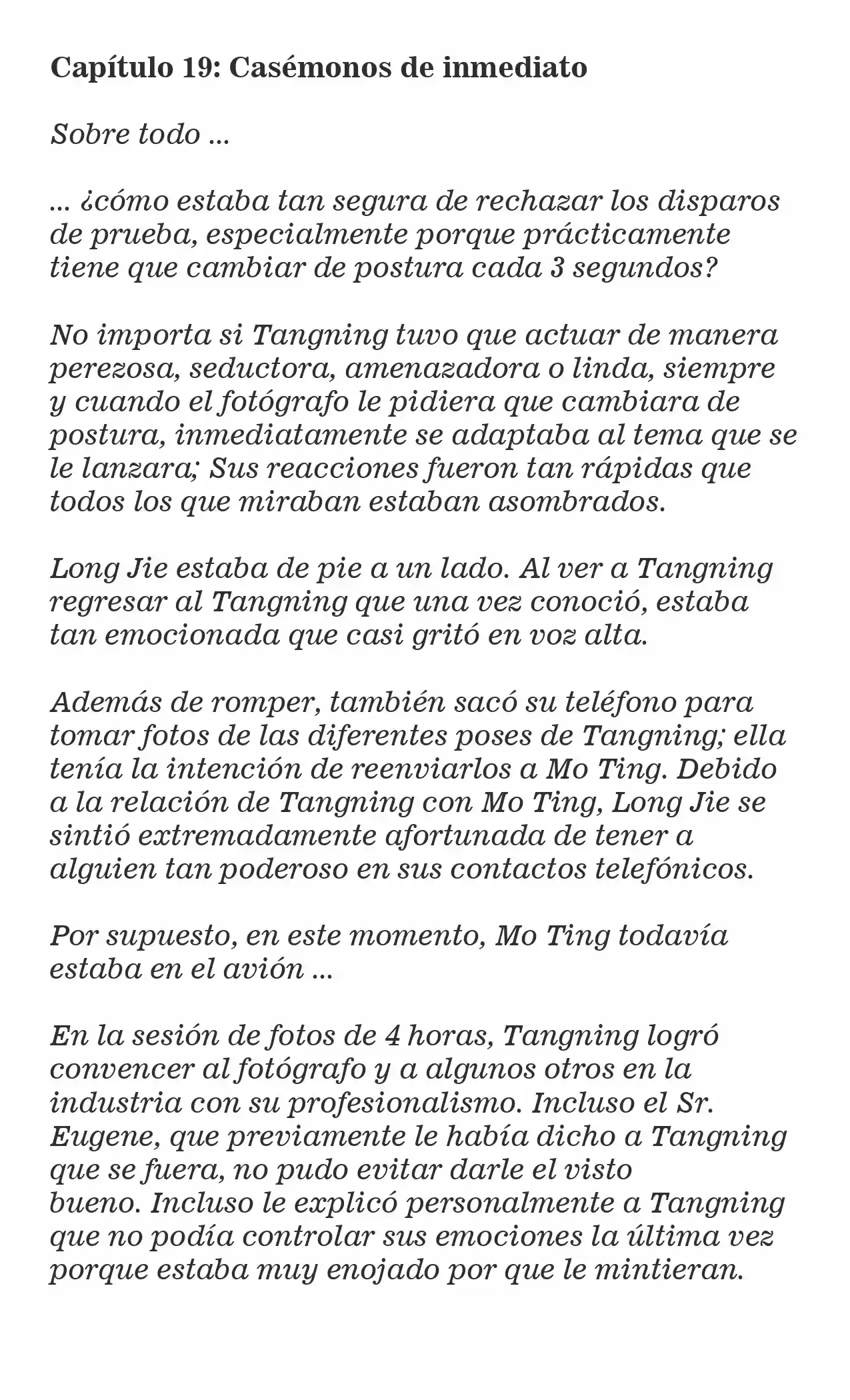 MARIDO DE PRUEBA: NECESIDAD DE TRABAJAR DURO (Novela) - Capítulo 19 - Página 1 - LectorTMOo