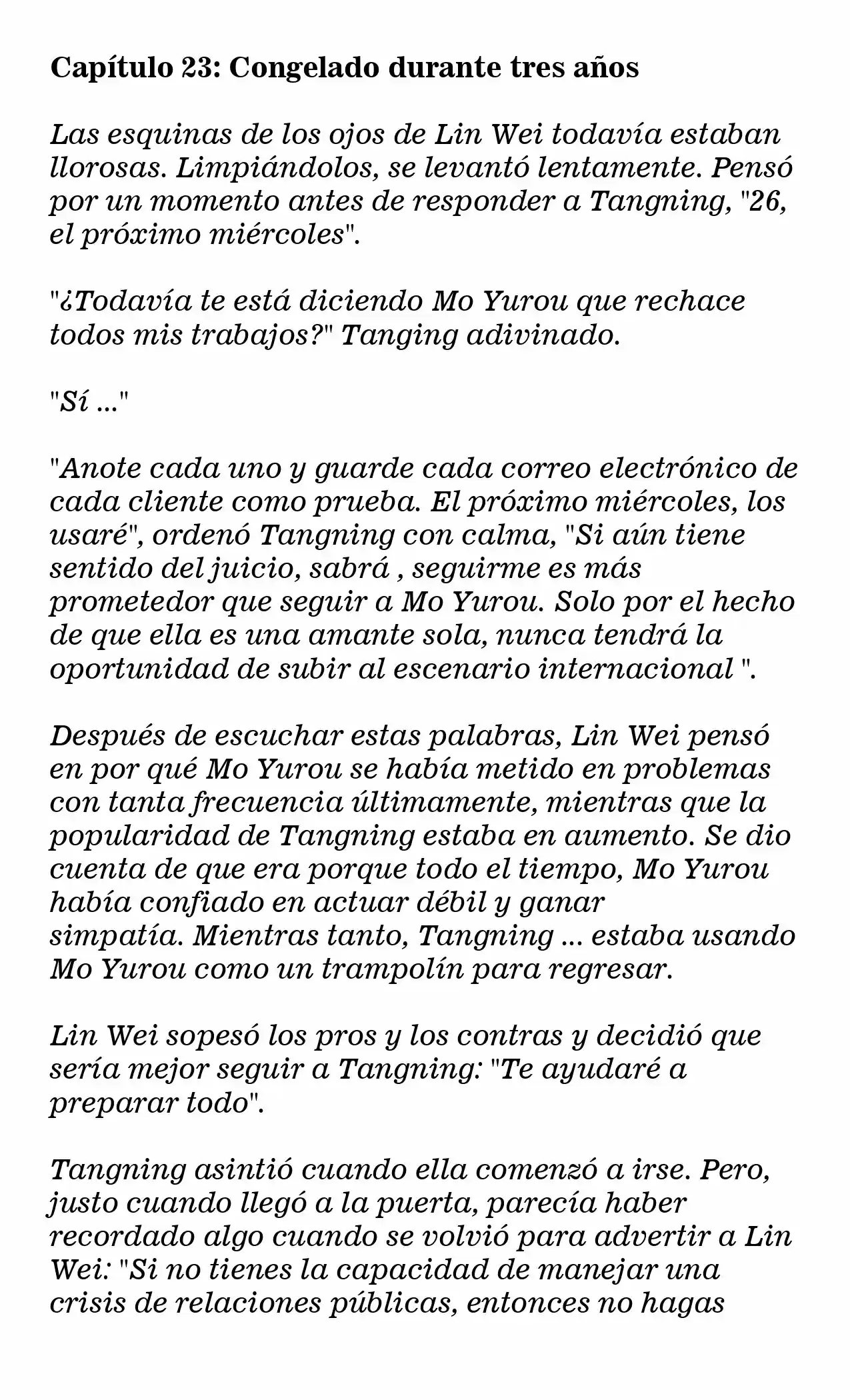 MARIDO DE PRUEBA: NECESIDAD DE TRABAJAR DURO (Novela) - Capítulo 23 - Página 1 - LectorTMOo