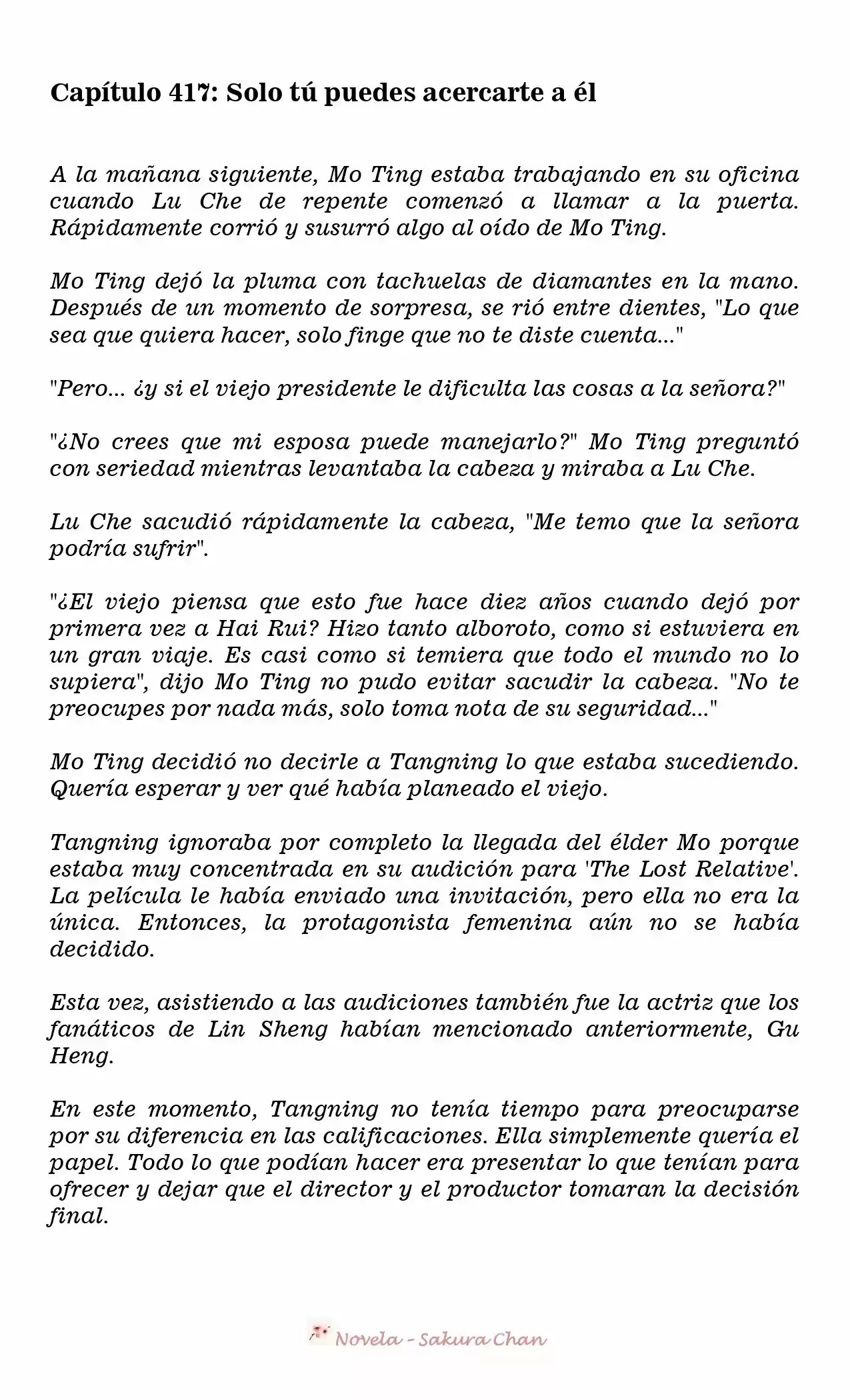 MARIDO DE PRUEBA: NECESIDAD DE TRABAJAR DURO (Novela) - Capítulo 417 - Página 1 - LectorTMOo