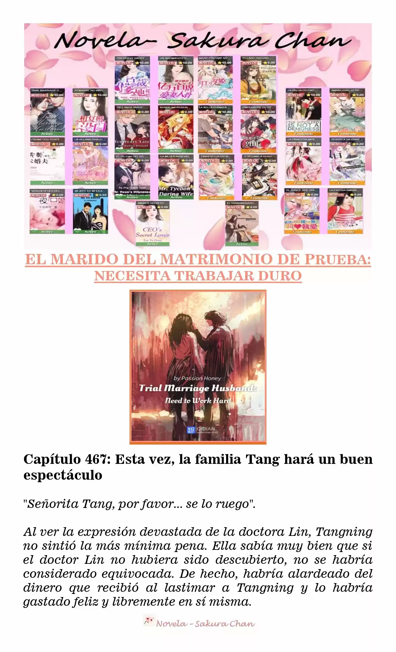 MARIDO DE PRUEBA: NECESIDAD DE TRABAJAR DURO (Novela) - Capítulo 467 - Página 6 - LectorTMOo