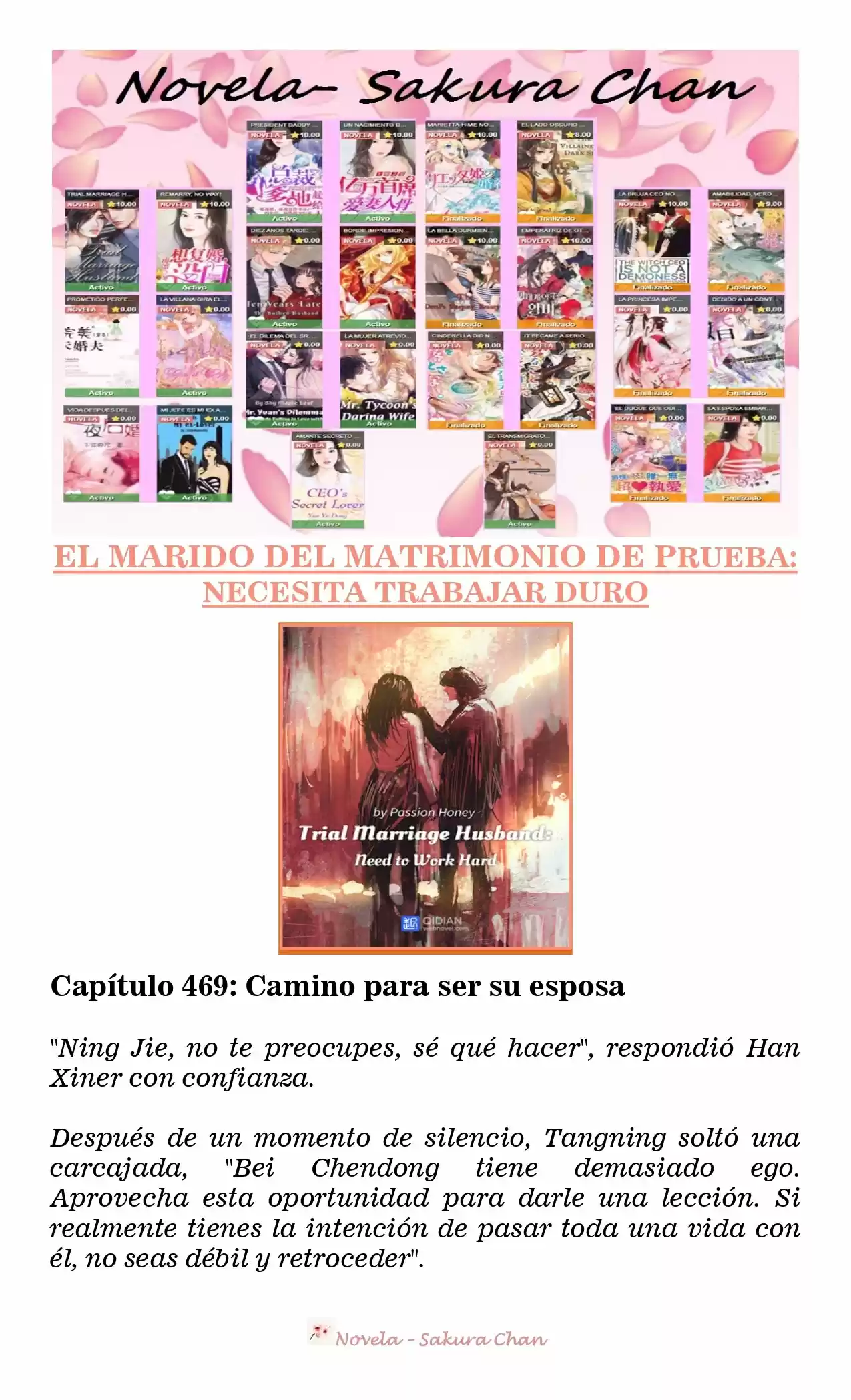 MARIDO DE PRUEBA: NECESIDAD DE TRABAJAR DURO (Novela) - Capítulo 469 - Página 4 - LectorTMOo