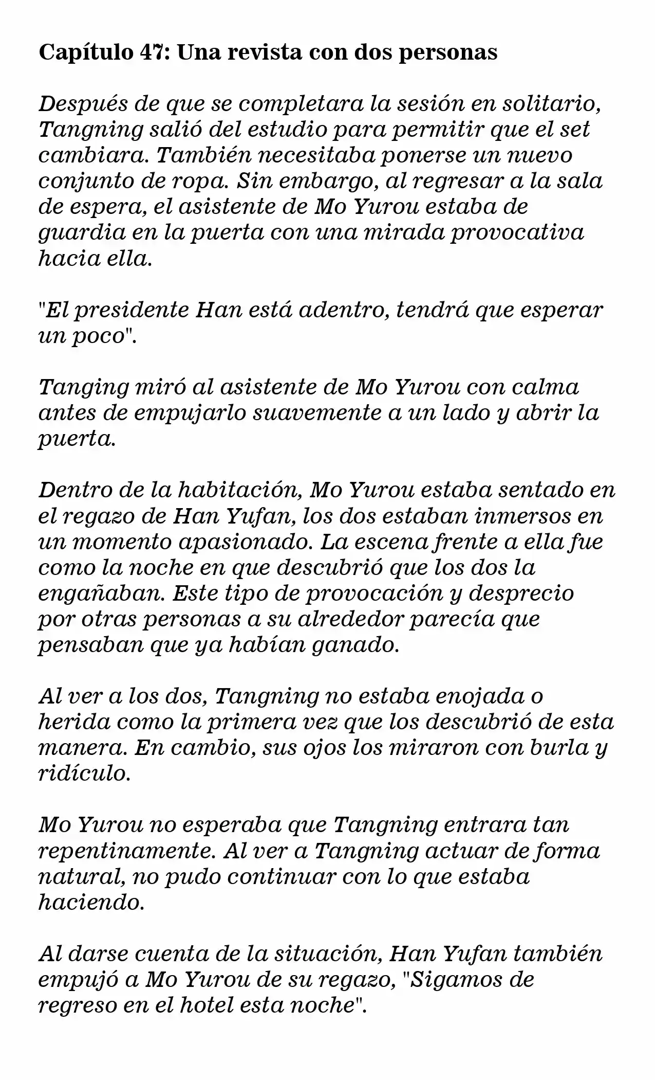 MARIDO DE PRUEBA: NECESIDAD DE TRABAJAR DURO (Novela) - Capítulo 47 - Página 1 - LectorTMOo