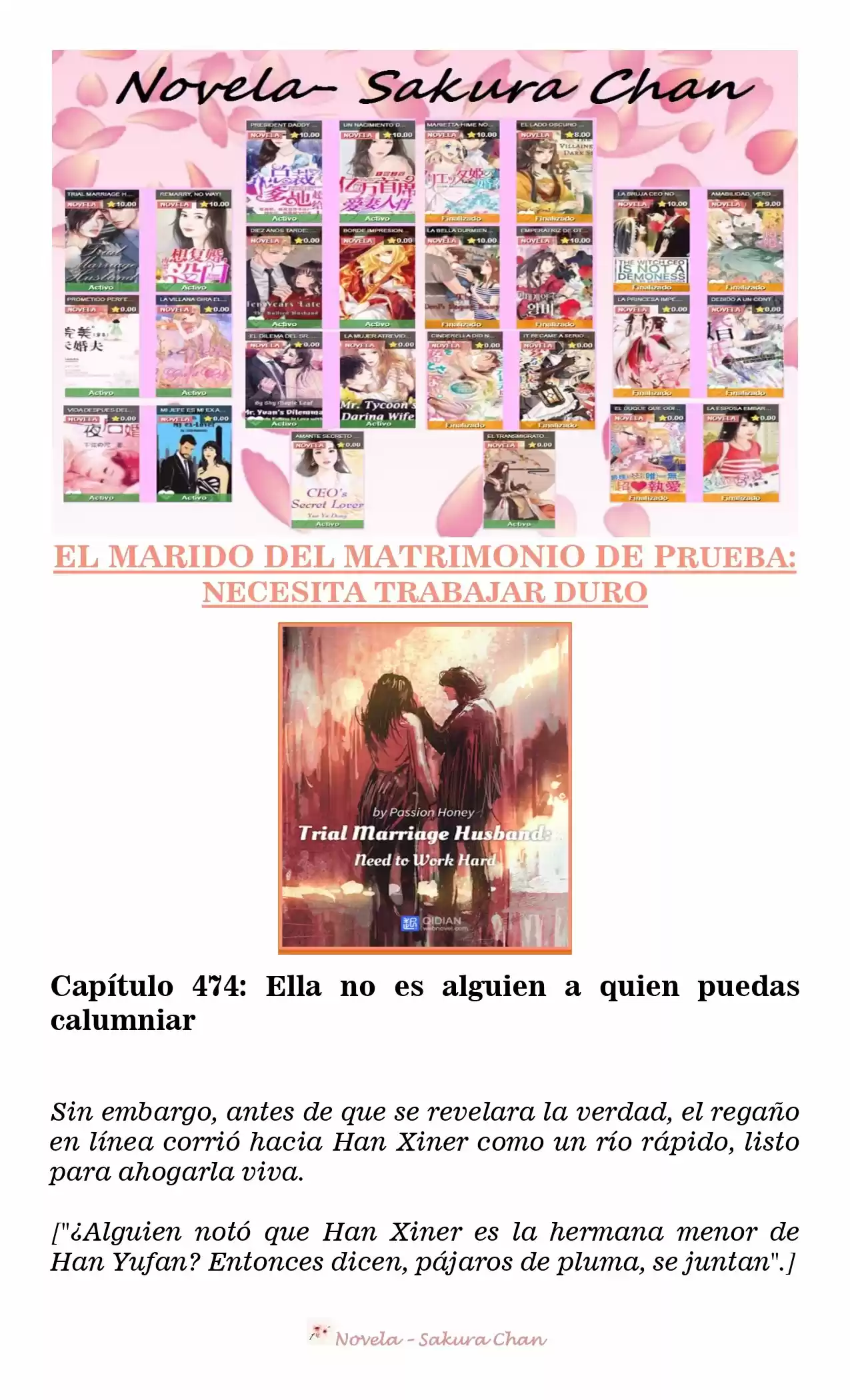 MARIDO DE PRUEBA: NECESIDAD DE TRABAJAR DURO (Novela) - Capítulo 474 - Página 7 - LectorTMOo