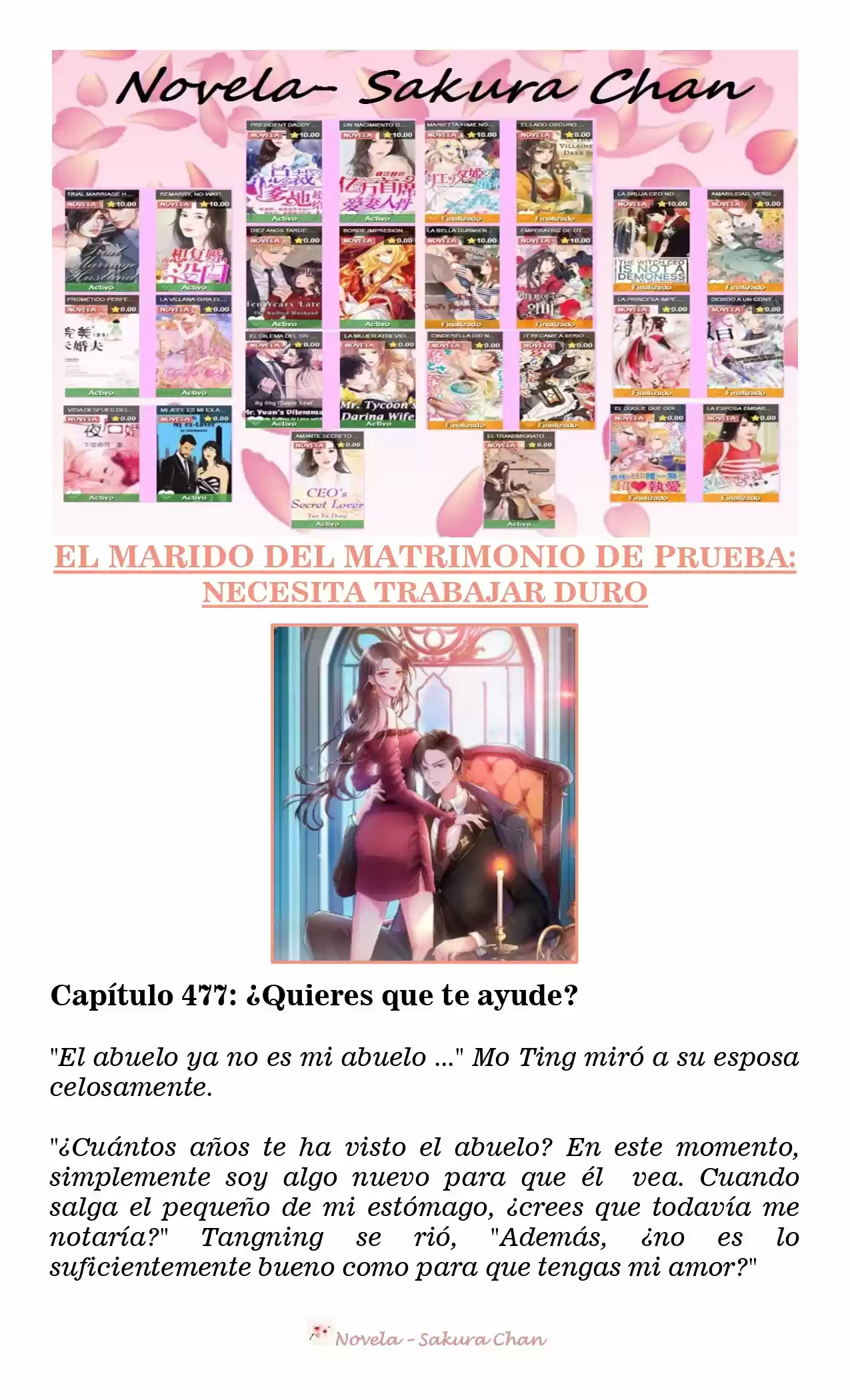 MARIDO DE PRUEBA: NECESIDAD DE TRABAJAR DURO (Novela) - Capítulo 477 - Página 1 - LectorTMOo