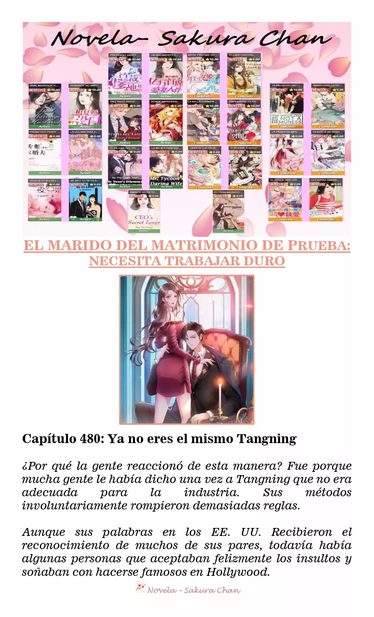 MARIDO DE PRUEBA: NECESIDAD DE TRABAJAR DURO (Novela) - Capítulo 480 - Página 2 - LectorTMOo