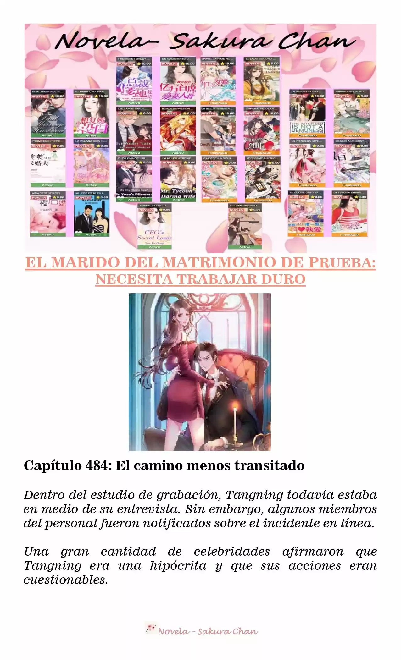 MARIDO DE PRUEBA: NECESIDAD DE TRABAJAR DURO (Novela) - Capítulo 484 - Página 1 - LectorTMOo