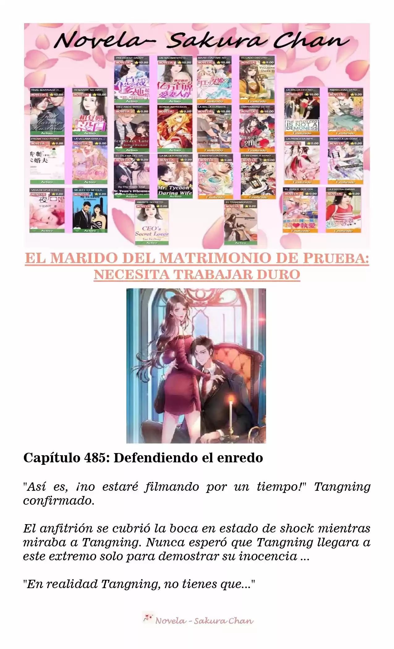MARIDO DE PRUEBA: NECESIDAD DE TRABAJAR DURO (Novela) - Capítulo 485 - Página 4 - LectorTMOo