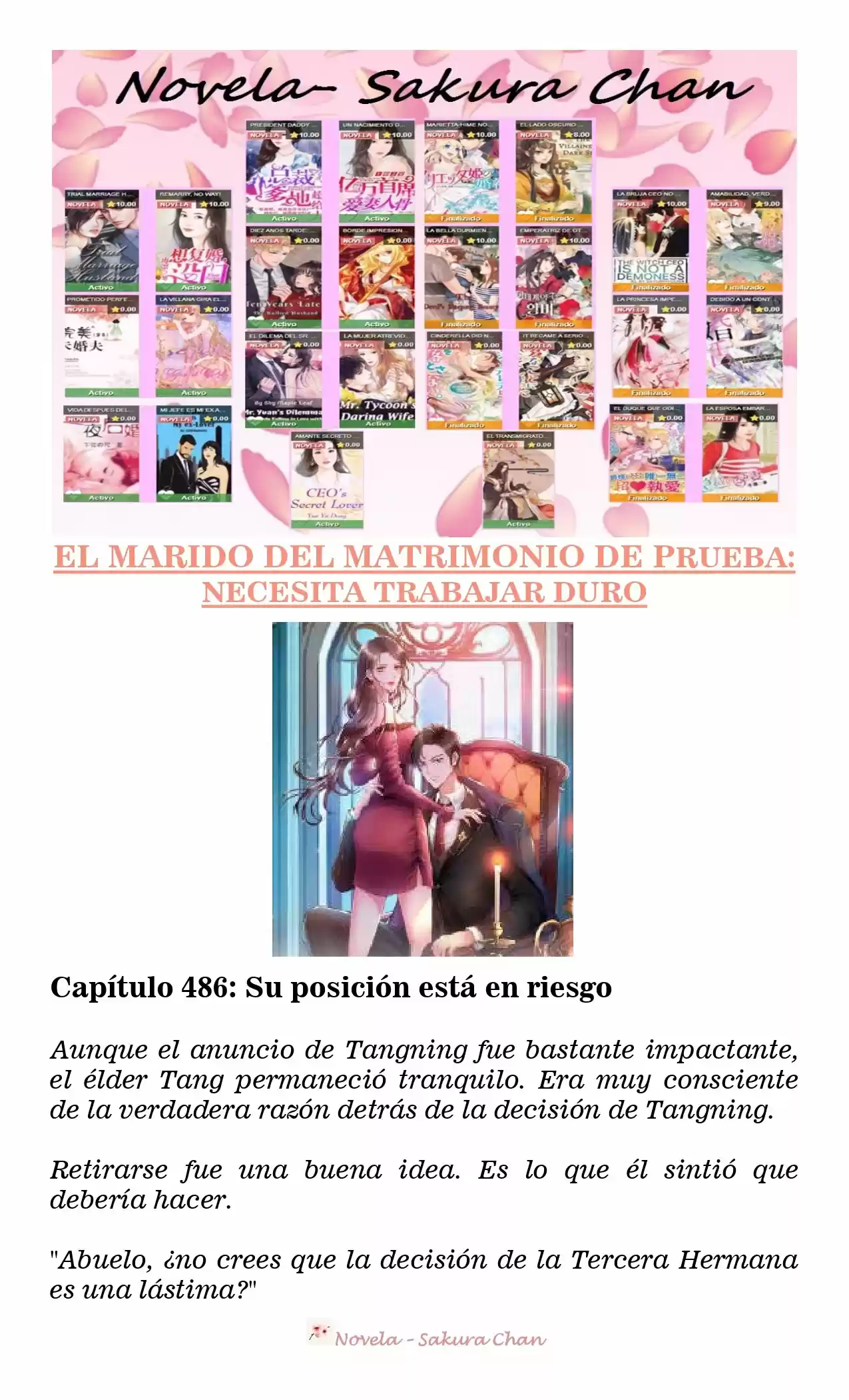 MARIDO DE PRUEBA: NECESIDAD DE TRABAJAR DURO (Novela) - Capítulo 486 - Página 2 - LectorTMOo