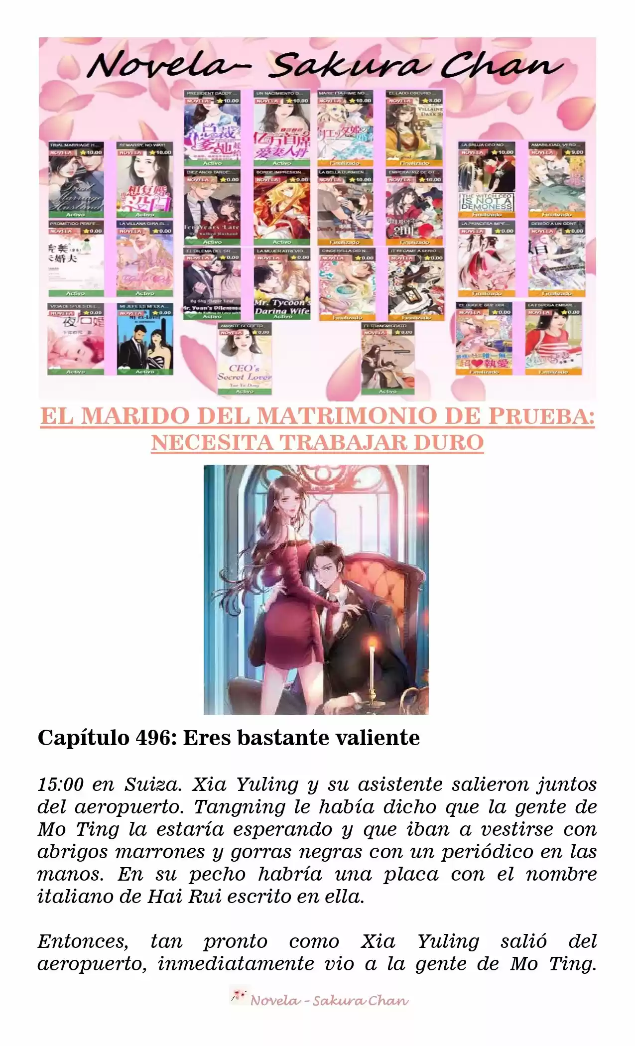 MARIDO DE PRUEBA: NECESIDAD DE TRABAJAR DURO (Novela) - Capítulo 496 - Página 1 - LectorTMOo