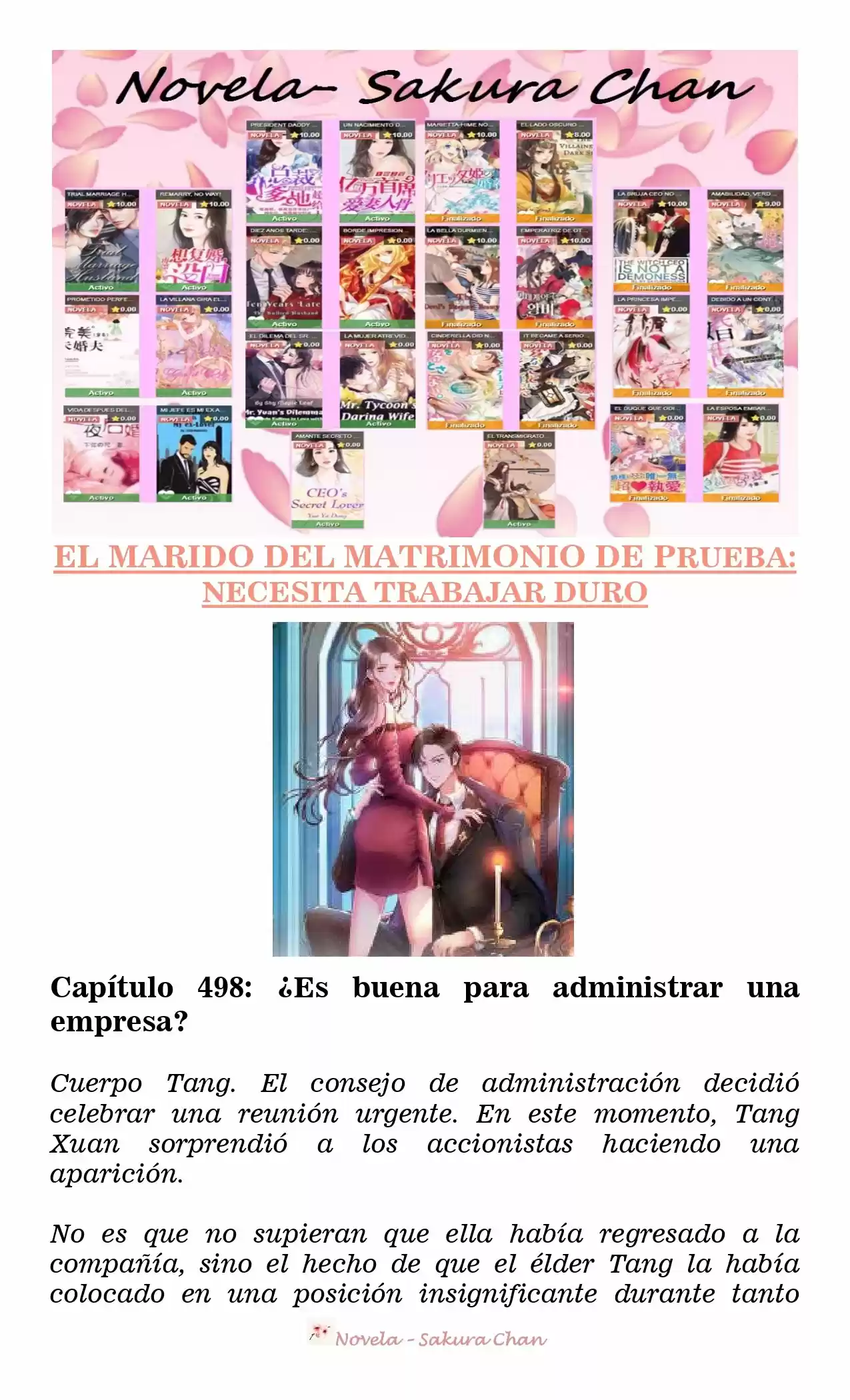 MARIDO DE PRUEBA: NECESIDAD DE TRABAJAR DURO (Novela) - Capítulo 498 - Página 8 - LectorTMOo