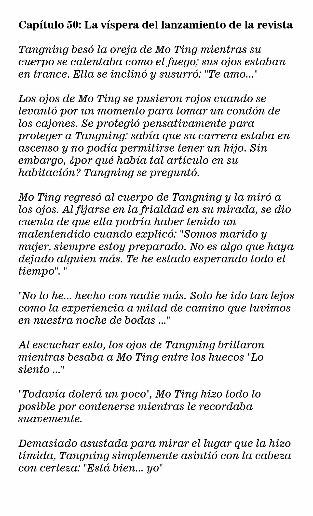 MARIDO DE PRUEBA: NECESIDAD DE TRABAJAR DURO (Novela) - Capítulo 50 - Página 1 - LectorTMOo