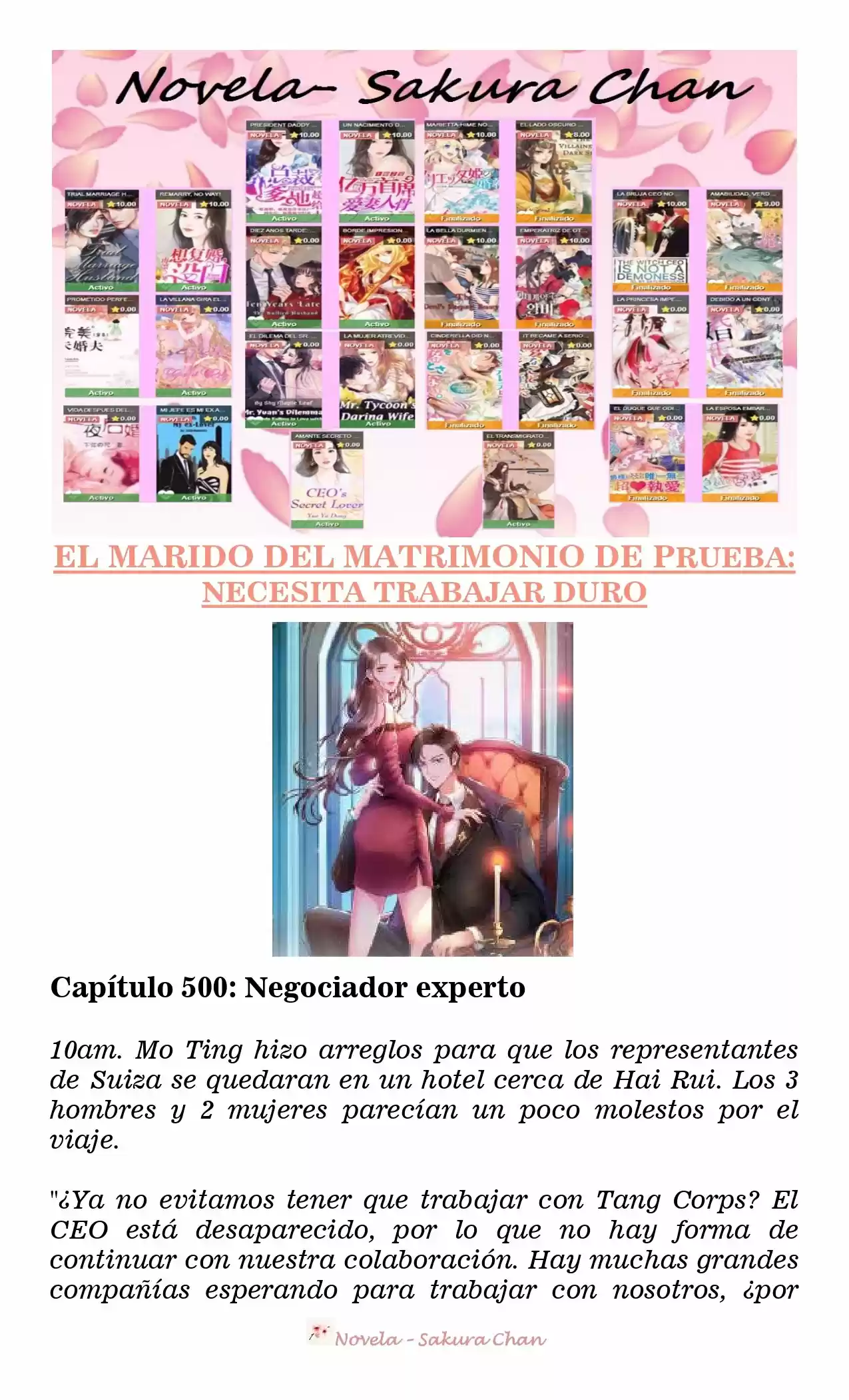 MARIDO DE PRUEBA: NECESIDAD DE TRABAJAR DURO (Novela) - Capítulo 500 - Página 3 - LectorTMOo