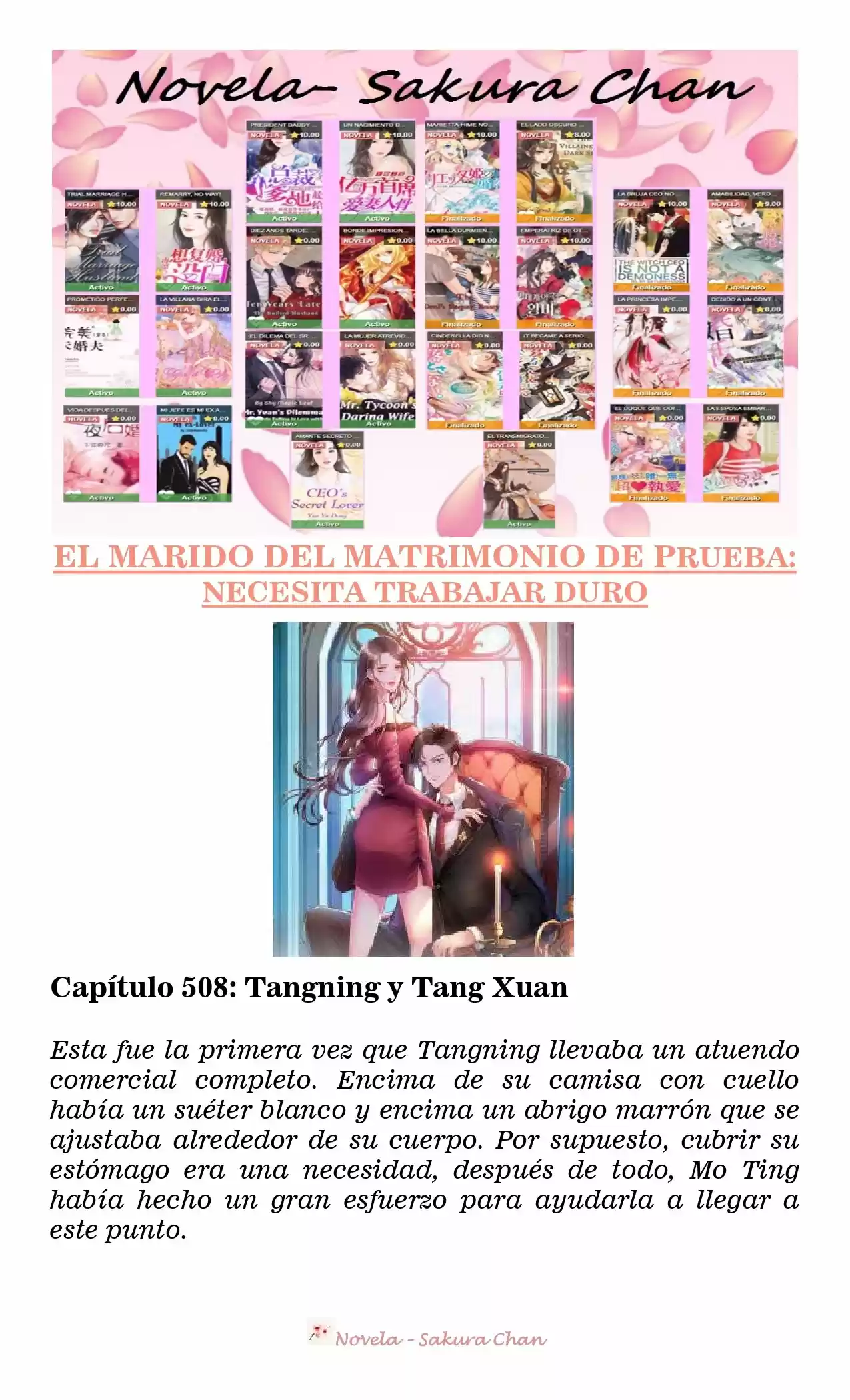 MARIDO DE PRUEBA: NECESIDAD DE TRABAJAR DURO (Novela) - Capítulo 508 - Página 1 - LectorTMOo