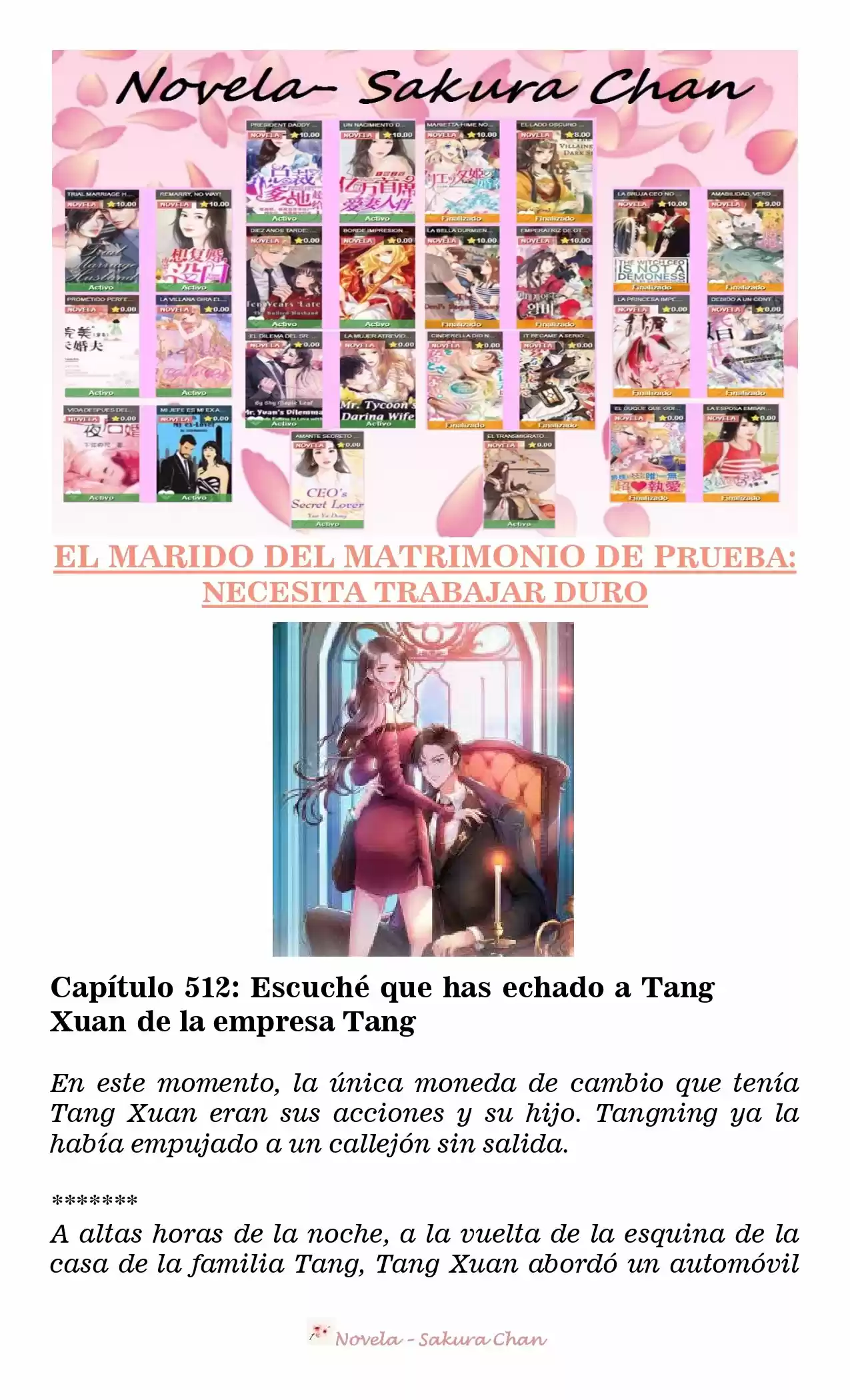 MARIDO DE PRUEBA: NECESIDAD DE TRABAJAR DURO (Novela) - Capítulo 512 - Página 1 - LectorTMOo