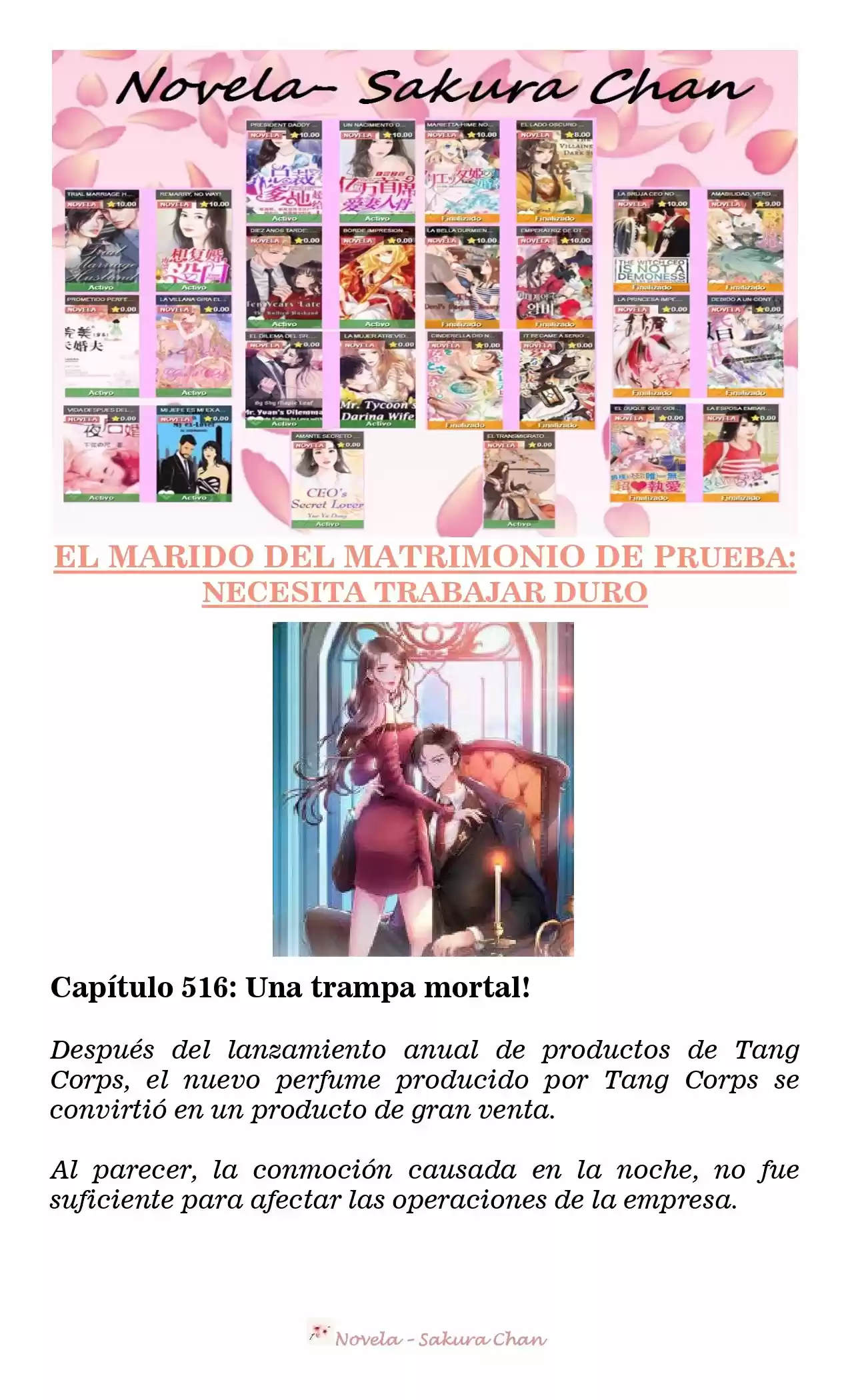 MARIDO DE PRUEBA: NECESIDAD DE TRABAJAR DURO (Novela) - Capítulo 516 - Página 1 - LectorTMOo
