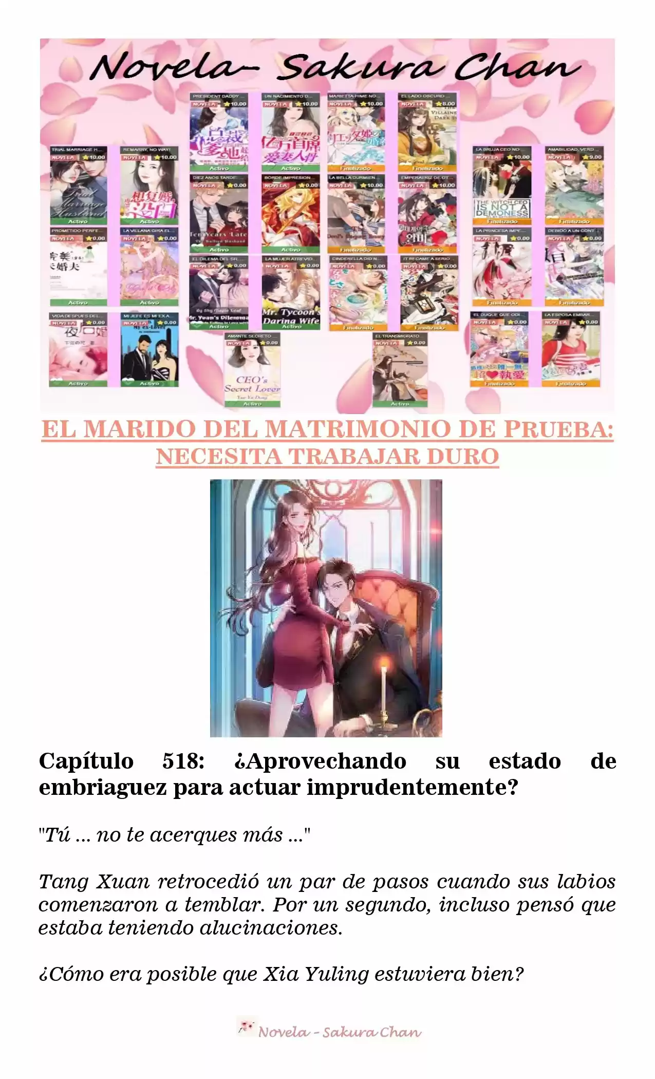 MARIDO DE PRUEBA: NECESIDAD DE TRABAJAR DURO (Novela) - Capítulo 518 - Página 1 - LectorTMOo