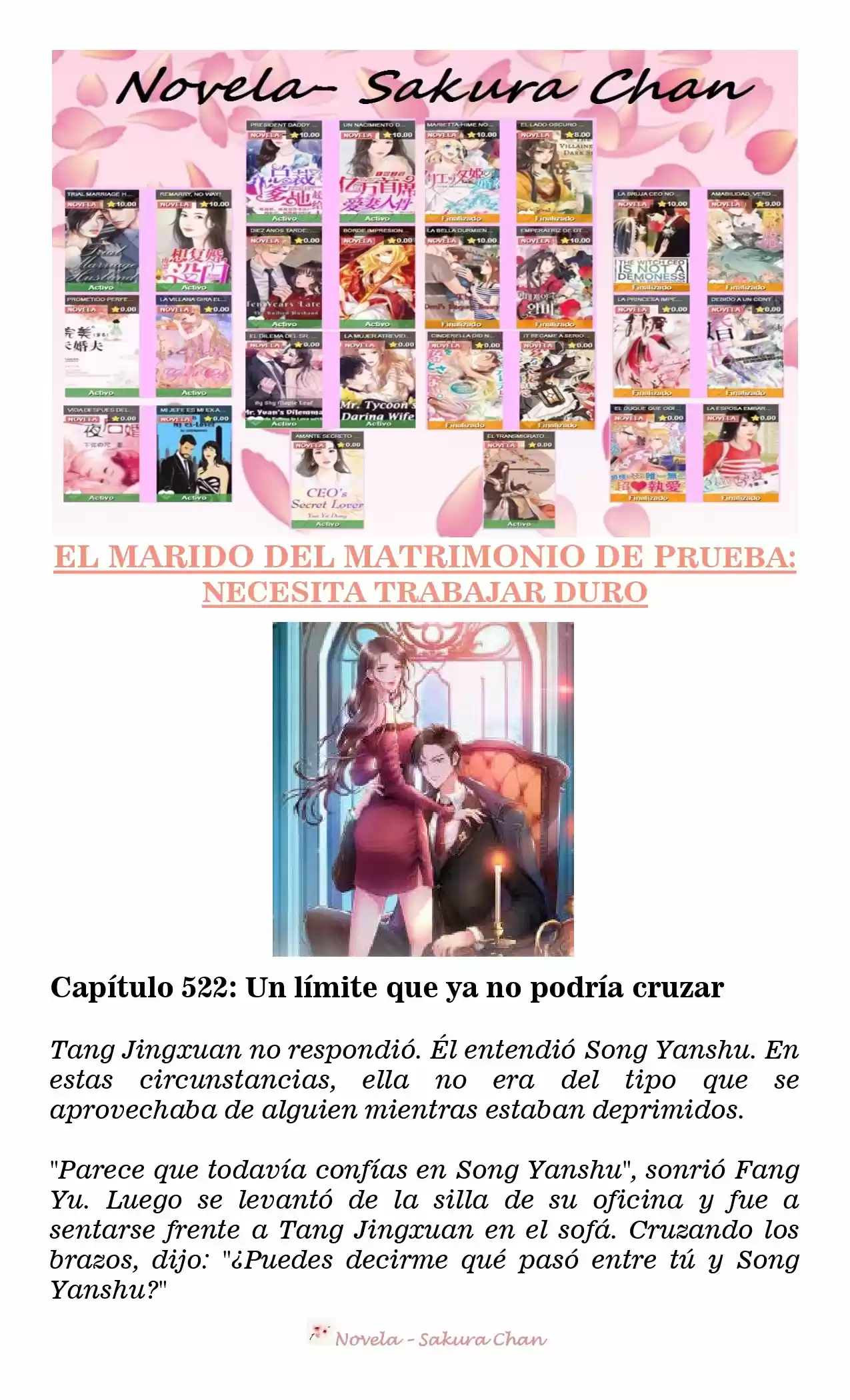 MARIDO DE PRUEBA: NECESIDAD DE TRABAJAR DURO (Novela) - Capítulo 522 - Página 1 - LectorTMOo