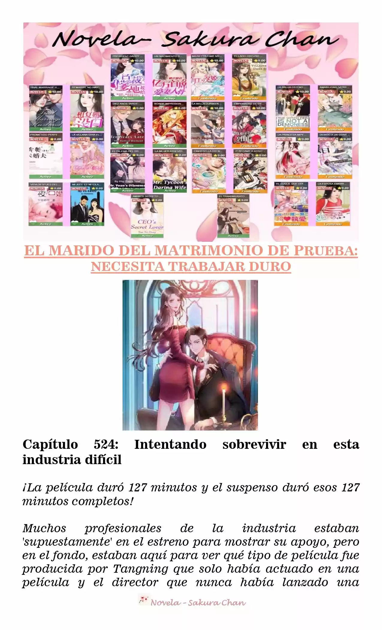 MARIDO DE PRUEBA: NECESIDAD DE TRABAJAR DURO (Novela) - Capítulo 524 - Página 1 - LectorTMOo