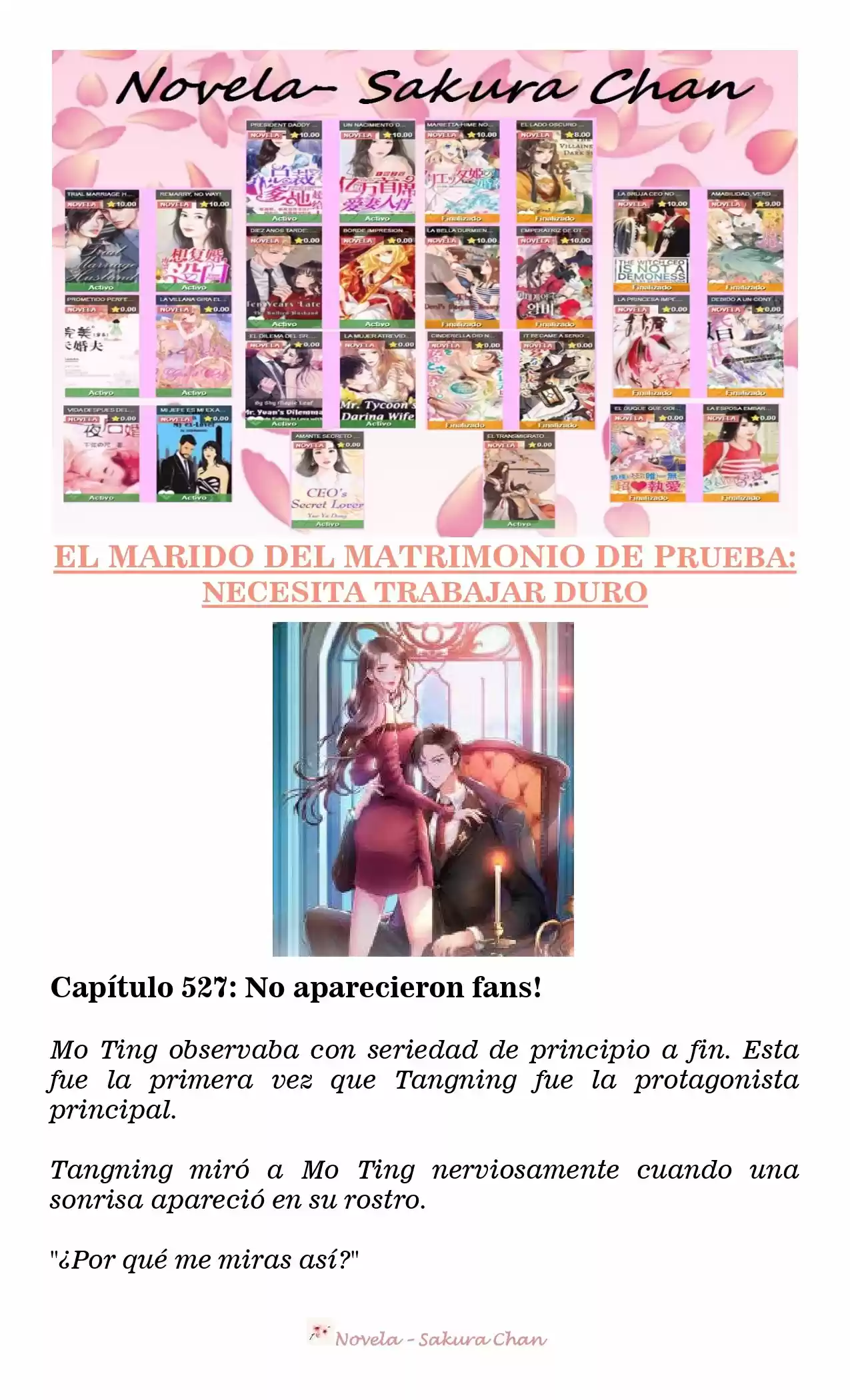 MARIDO DE PRUEBA: NECESIDAD DE TRABAJAR DURO (Novela) - Capítulo 527 - Página 1 - LectorTMOo