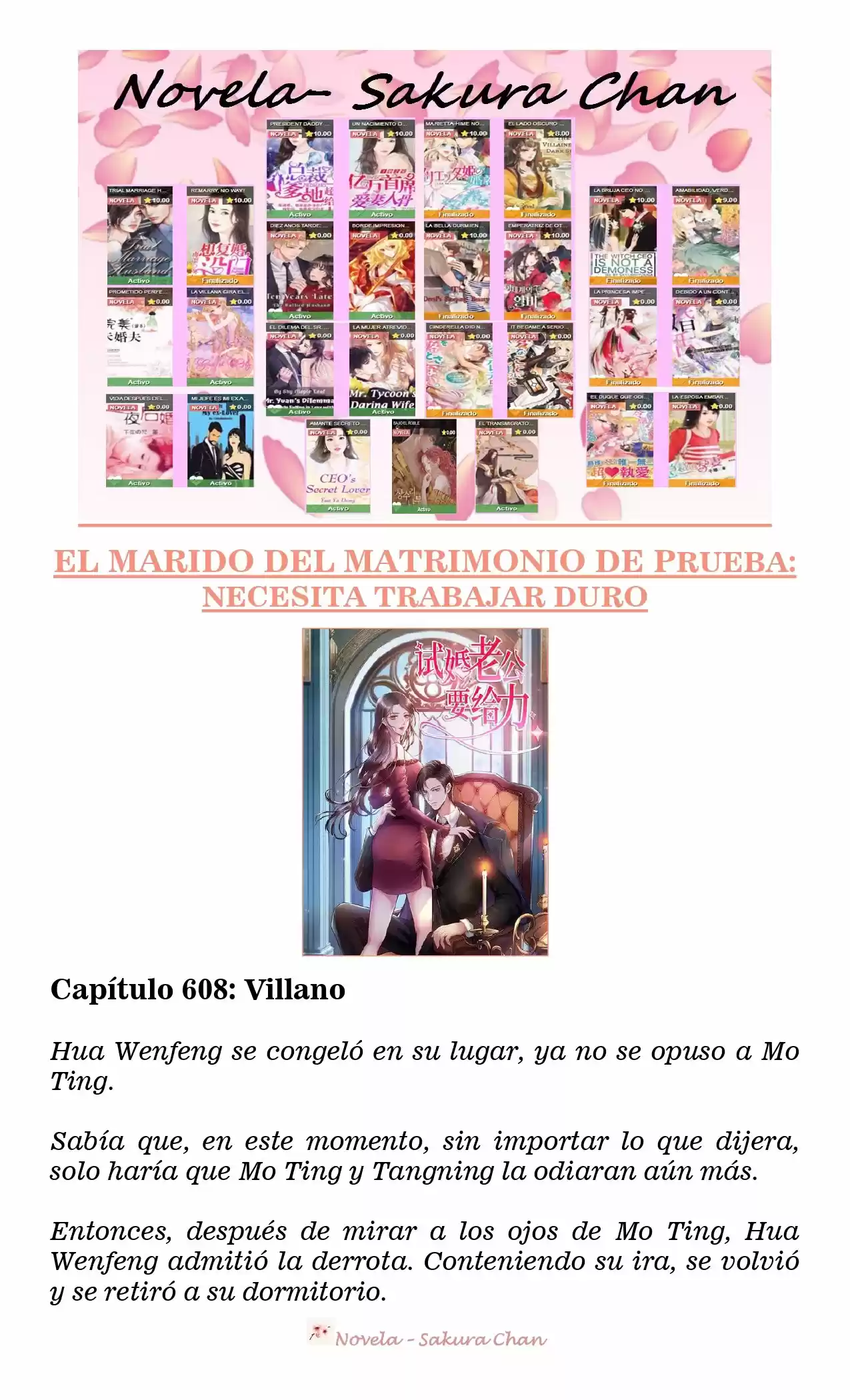 MARIDO DE PRUEBA: NECESIDAD DE TRABAJAR DURO (Novela) - Capítulo 608 - Página 1 - LectorTMOo