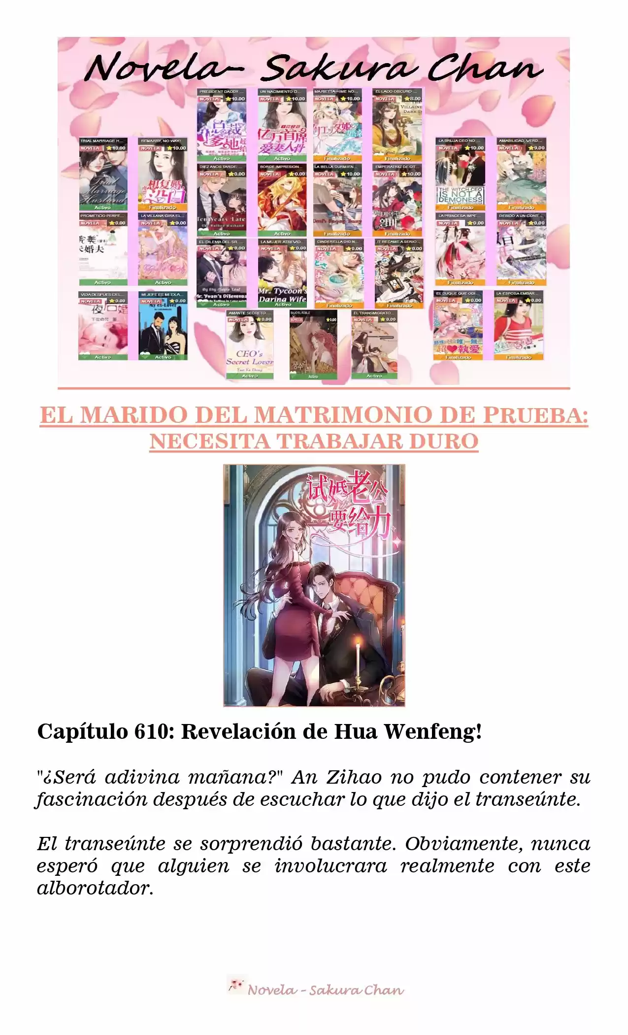 MARIDO DE PRUEBA: NECESIDAD DE TRABAJAR DURO (Novela) - Capítulo 610 - Página 1 - LectorTMOo