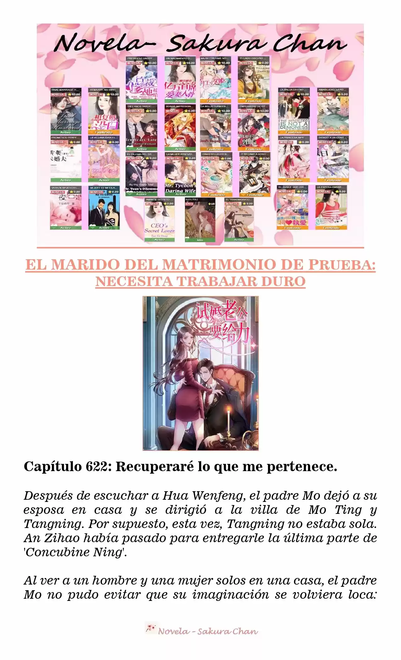 MARIDO DE PRUEBA: NECESIDAD DE TRABAJAR DURO (Novela) - Capítulo 622 - Página 1 - LectorTMOo
