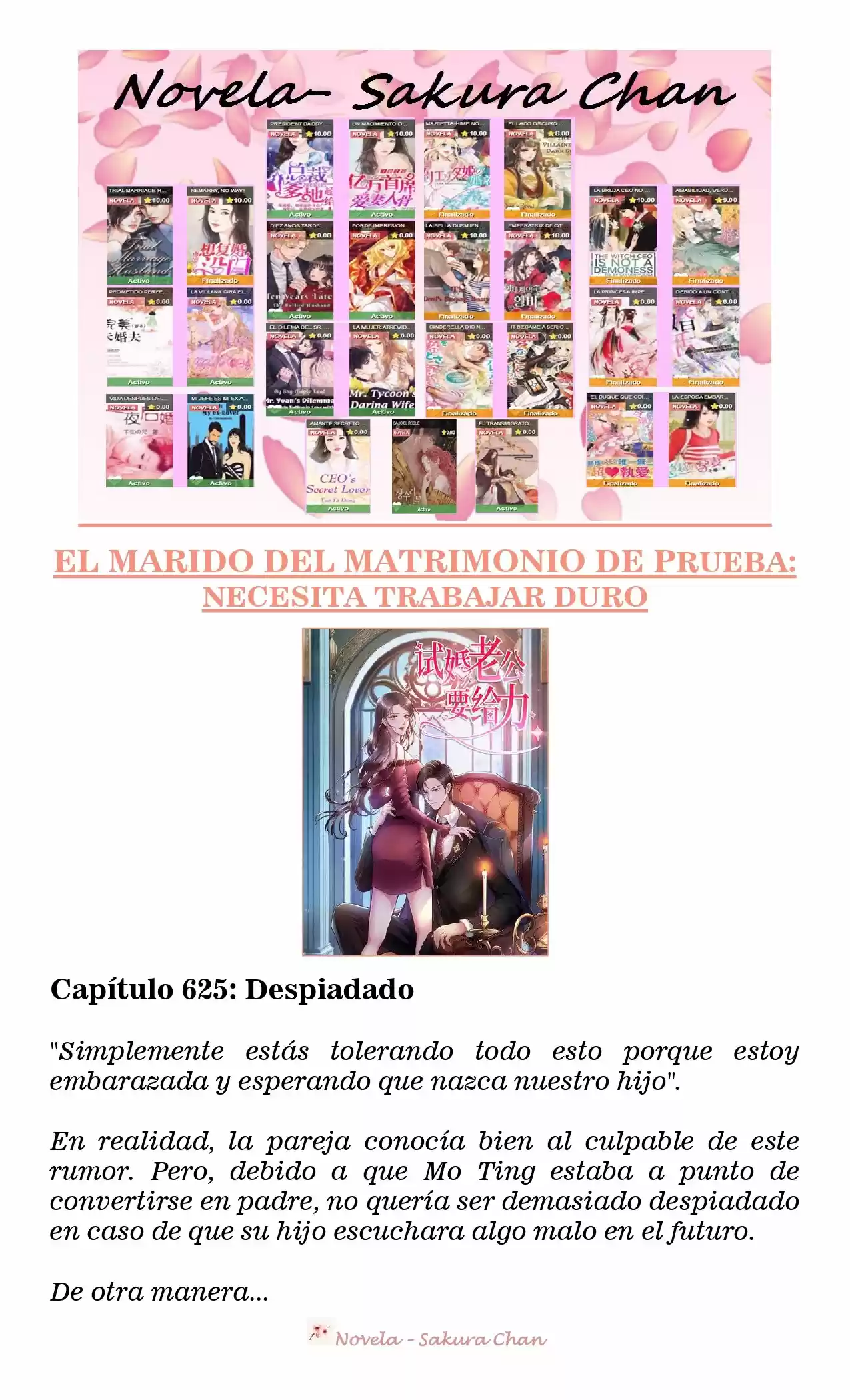 MARIDO DE PRUEBA: NECESIDAD DE TRABAJAR DURO (Novela) - Capítulo 625 - Página 1 - LectorTMOo