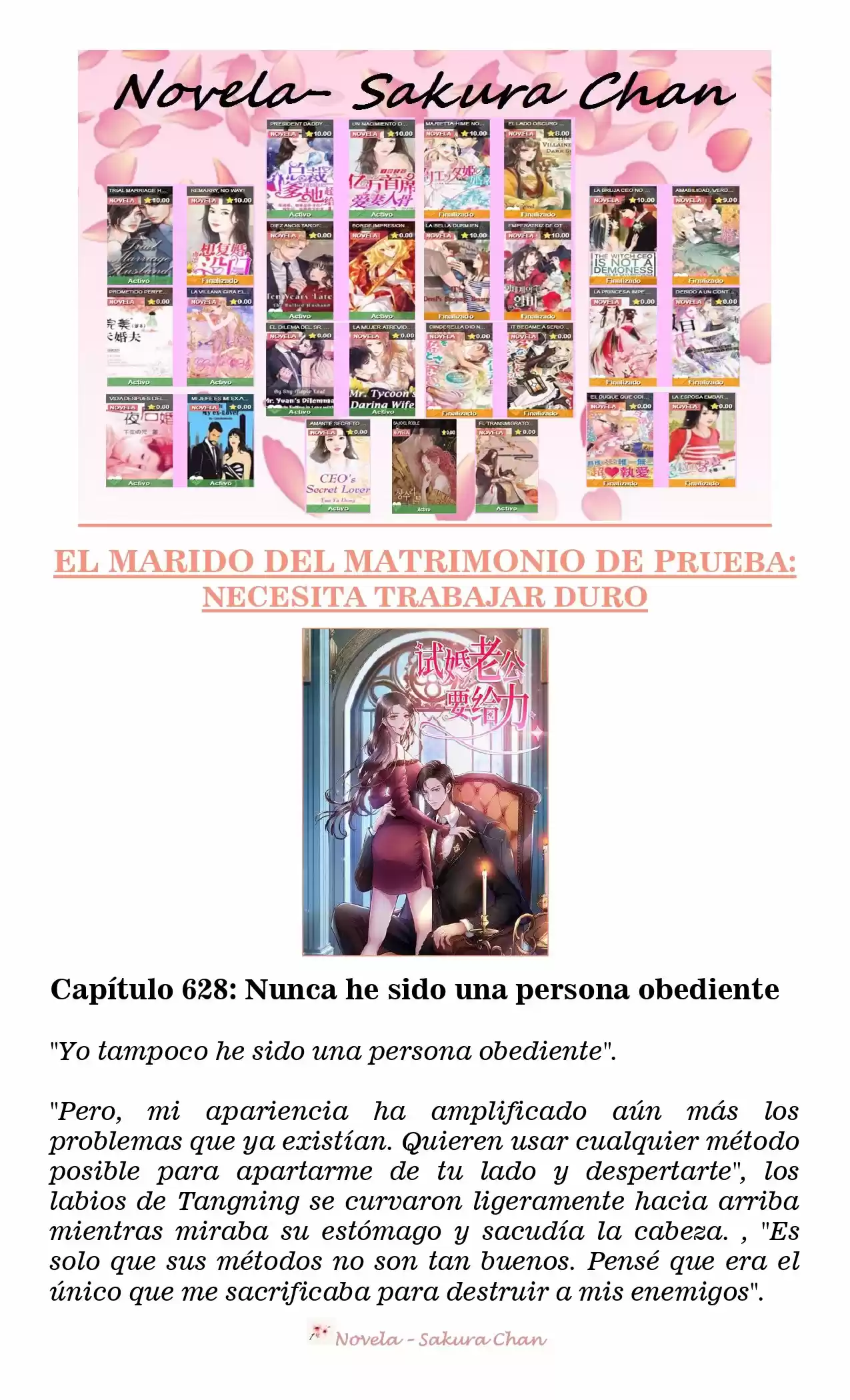 MARIDO DE PRUEBA: NECESIDAD DE TRABAJAR DURO (Novela) - Capítulo 628 - Página 1 - LectorTMOo
