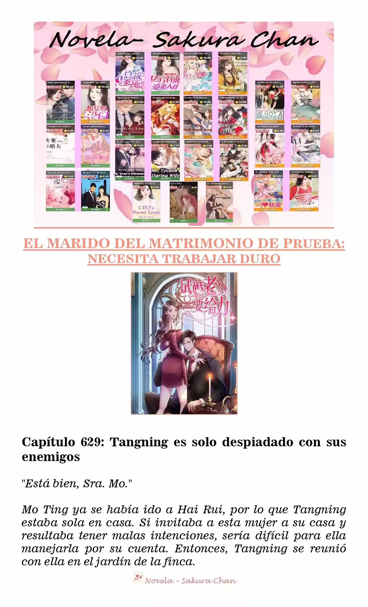 MARIDO DE PRUEBA: NECESIDAD DE TRABAJAR DURO (Novela) - Capítulo 629 - Página 1 - LectorTMOo