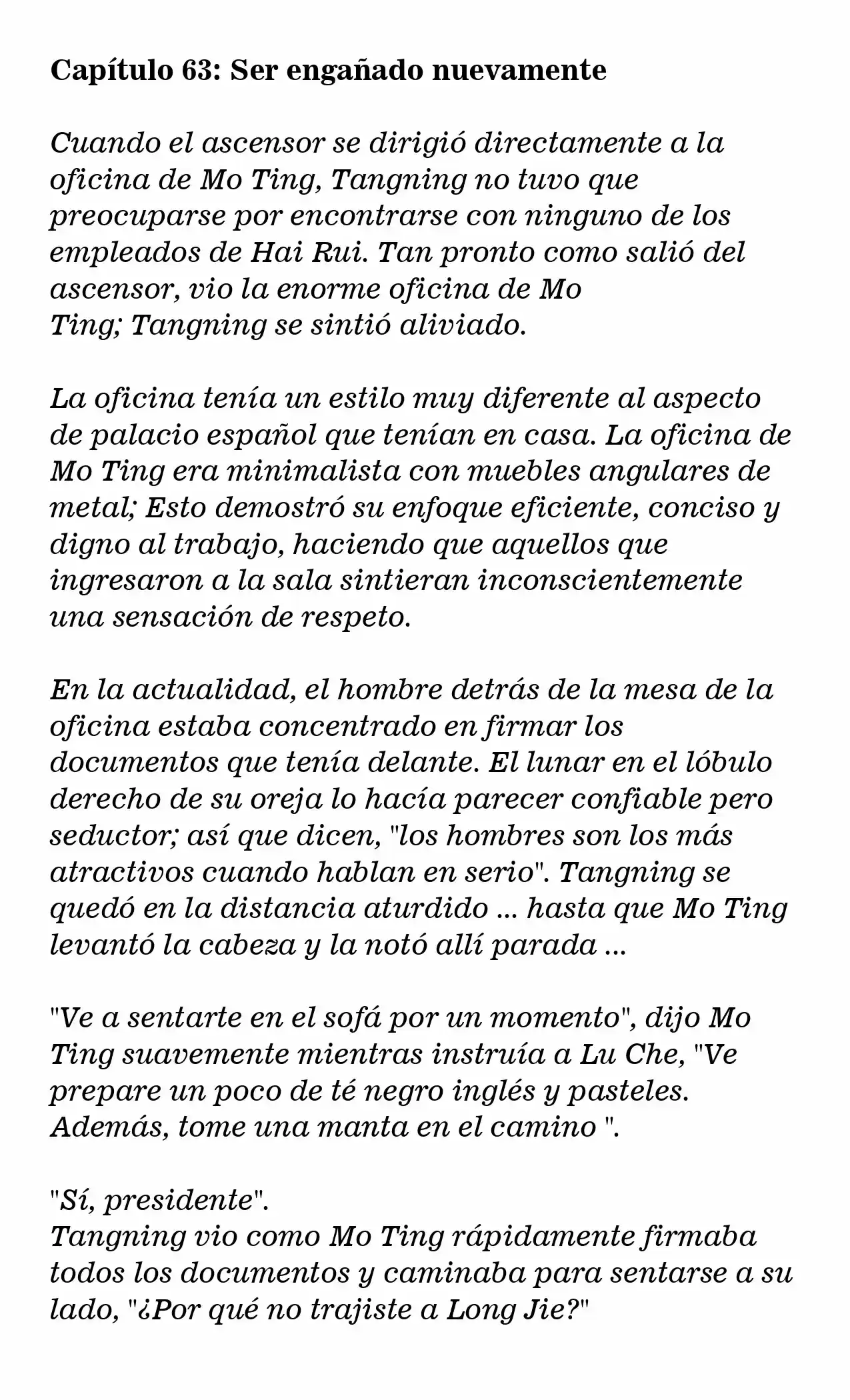 MARIDO DE PRUEBA: NECESIDAD DE TRABAJAR DURO (Novela) - Capítulo 63 - Página 1 - LectorTMOo