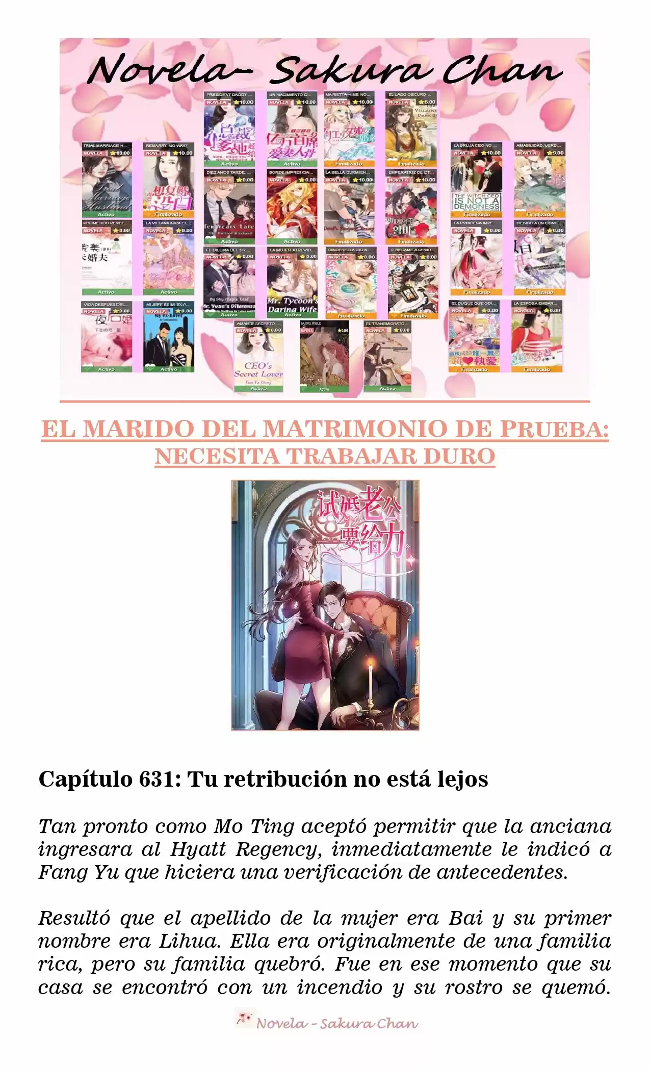 MARIDO DE PRUEBA: NECESIDAD DE TRABAJAR DURO (Novela) - Capítulo 631 - Página 1 - LectorTMOo