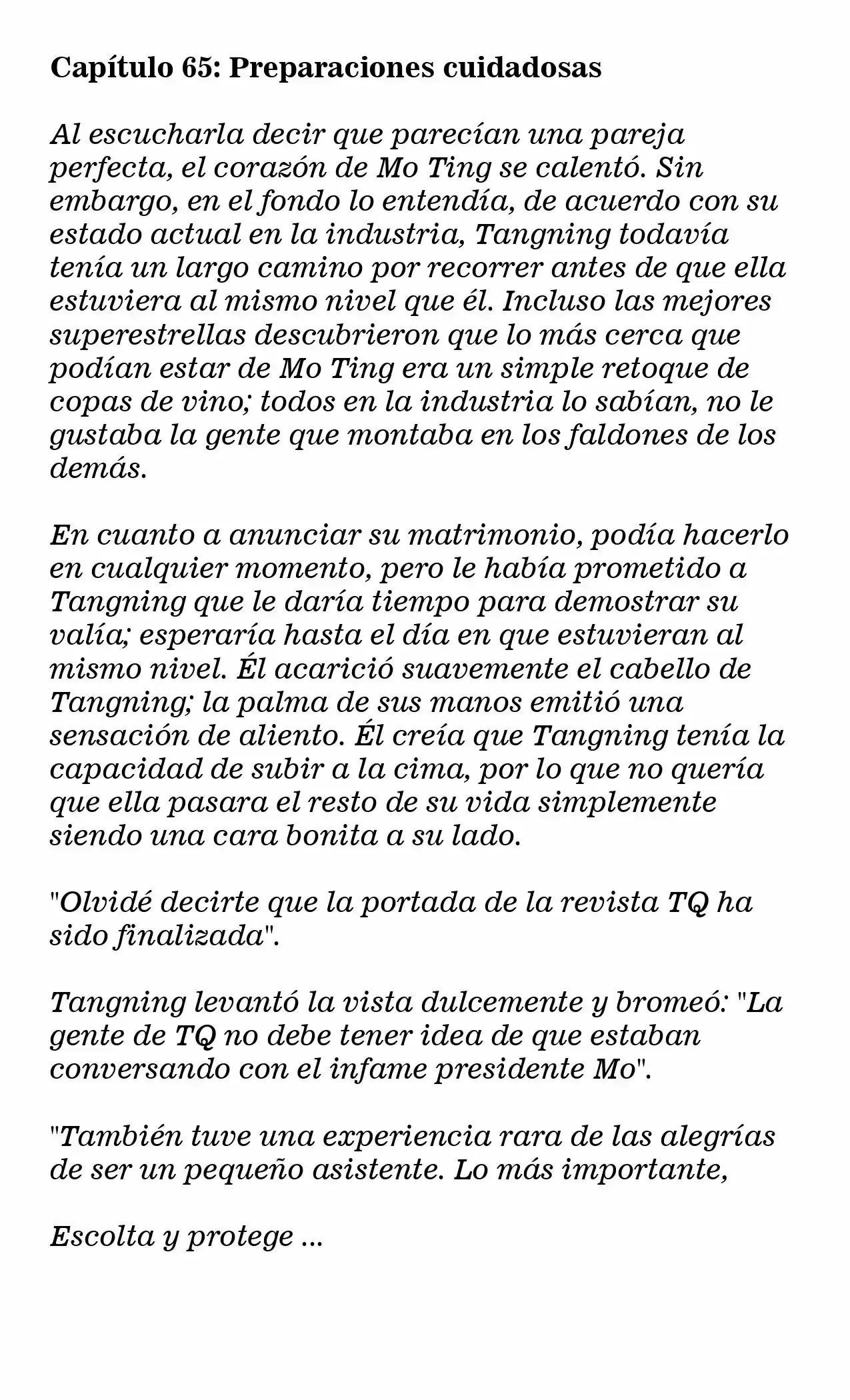 MARIDO DE PRUEBA: NECESIDAD DE TRABAJAR DURO (Novela) - Capítulo 65 - Página 1 - LectorTMOo