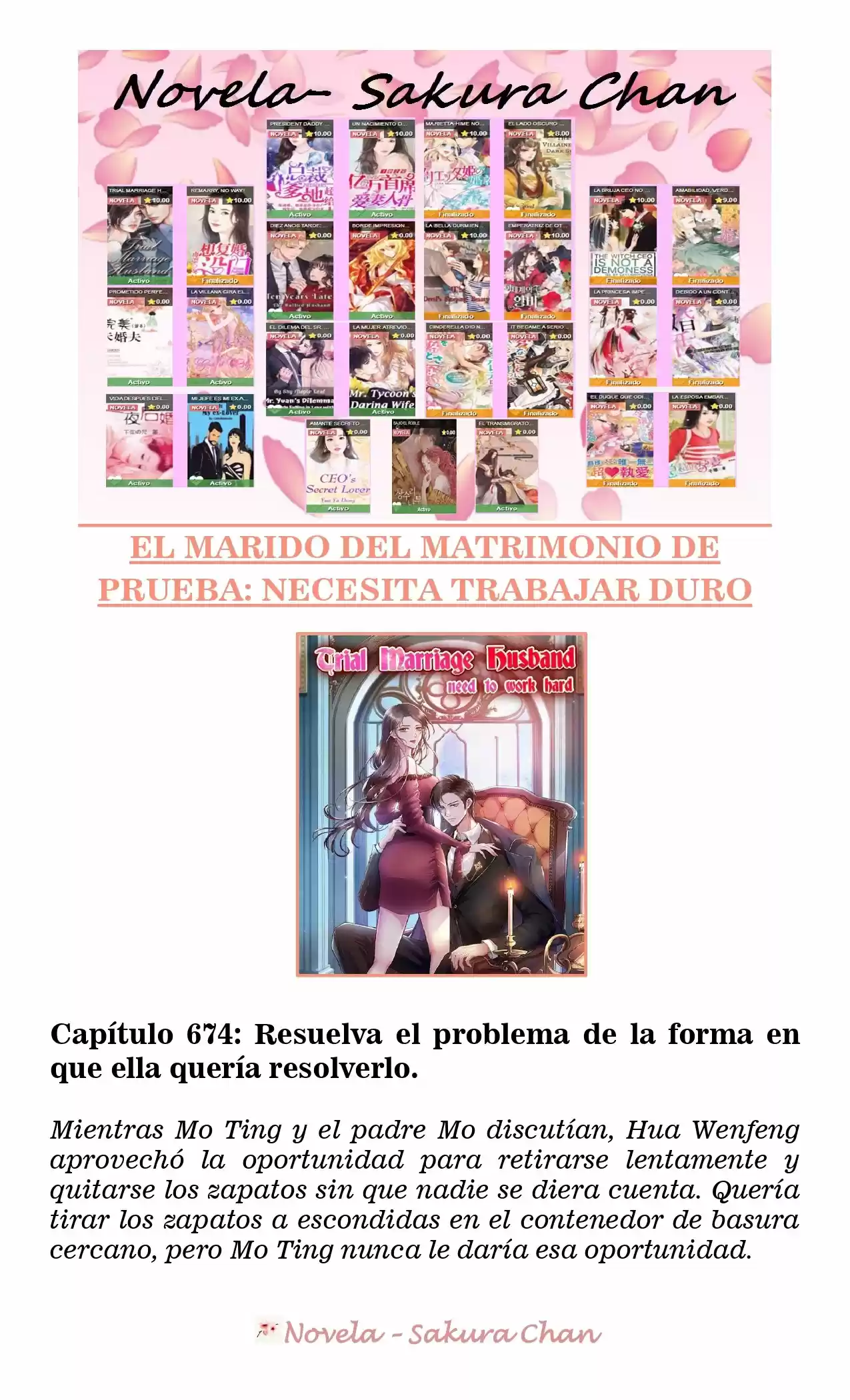 MARIDO DE PRUEBA: NECESIDAD DE TRABAJAR DURO (Novela) - Capítulo 674 - Página 1 - LectorTMOo