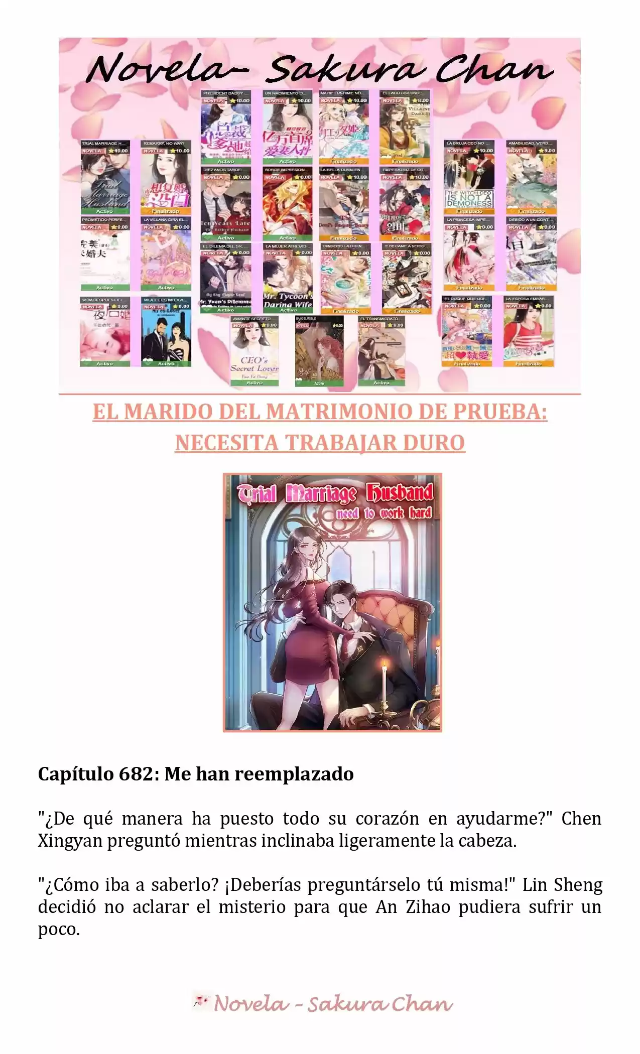 MARIDO DE PRUEBA: NECESIDAD DE TRABAJAR DURO (Novela) - Capítulo 682 - Página 1 - LectorTMOo
