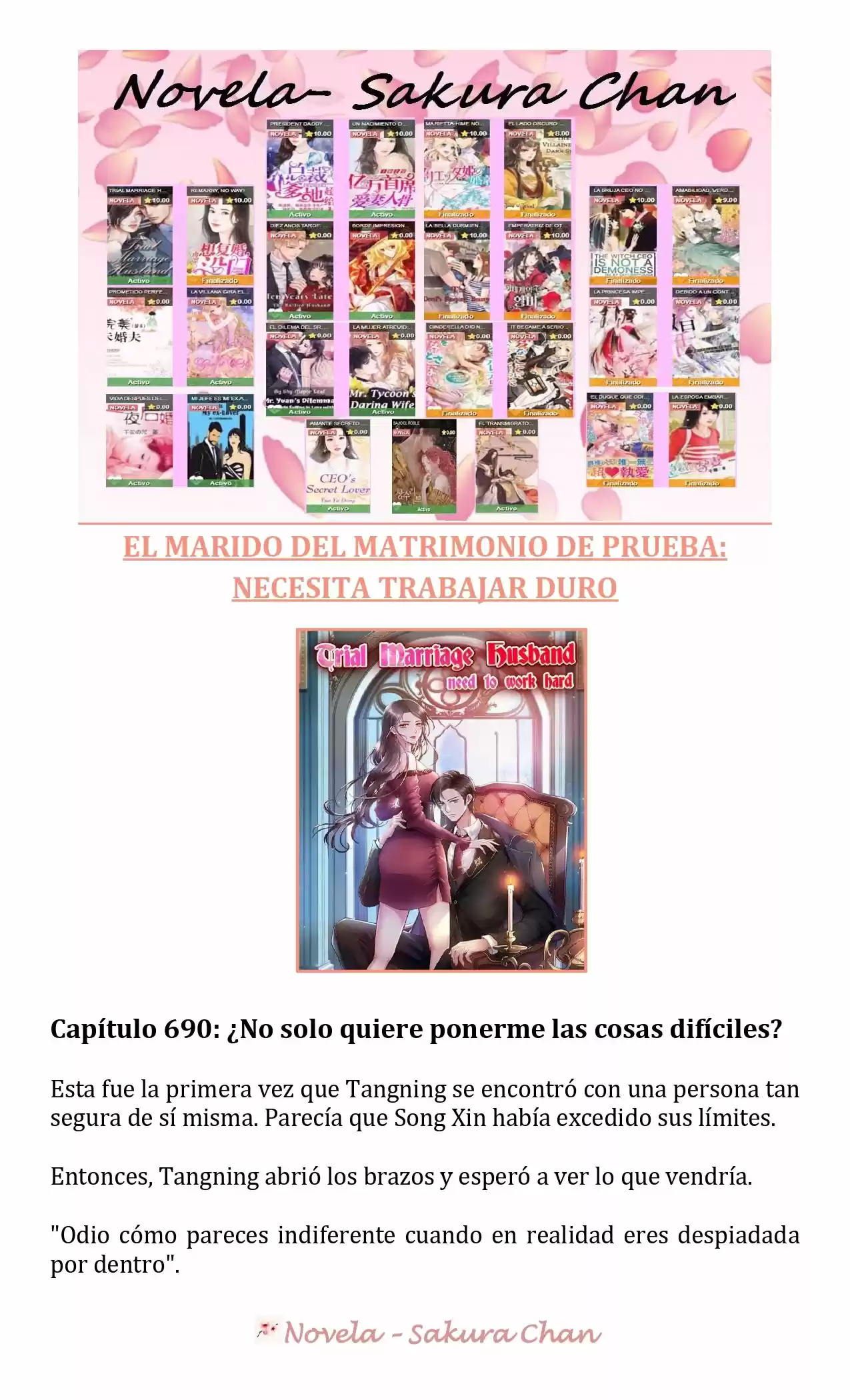 MARIDO DE PRUEBA: NECESIDAD DE TRABAJAR DURO (Novela) - Capítulo 690 - Página 2 - LectorTMOo